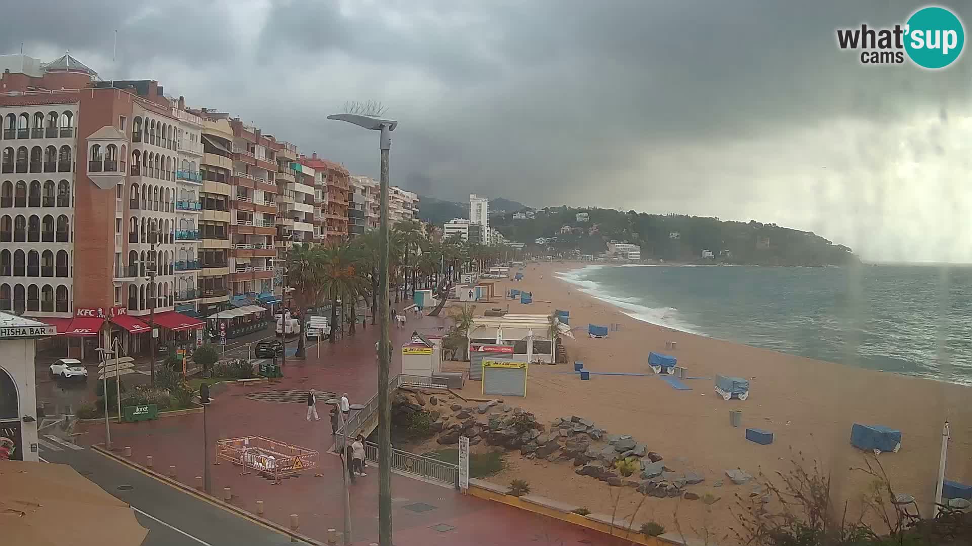 Webcam Lloret de Mar – the main beach – – Costa Brava – Spain