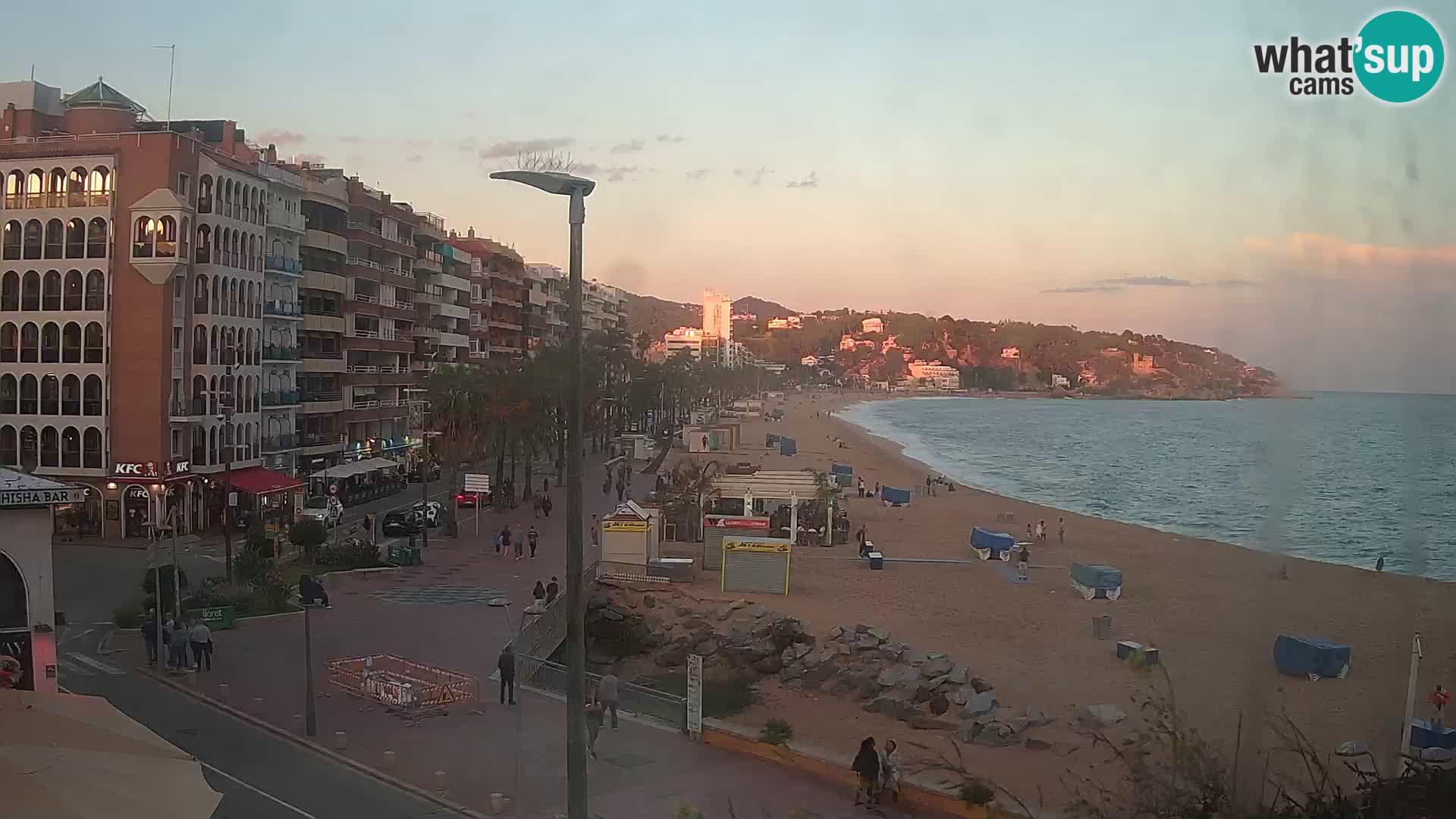 Webcam Lloret de Mar – the main beach – – Costa Brava – Spain