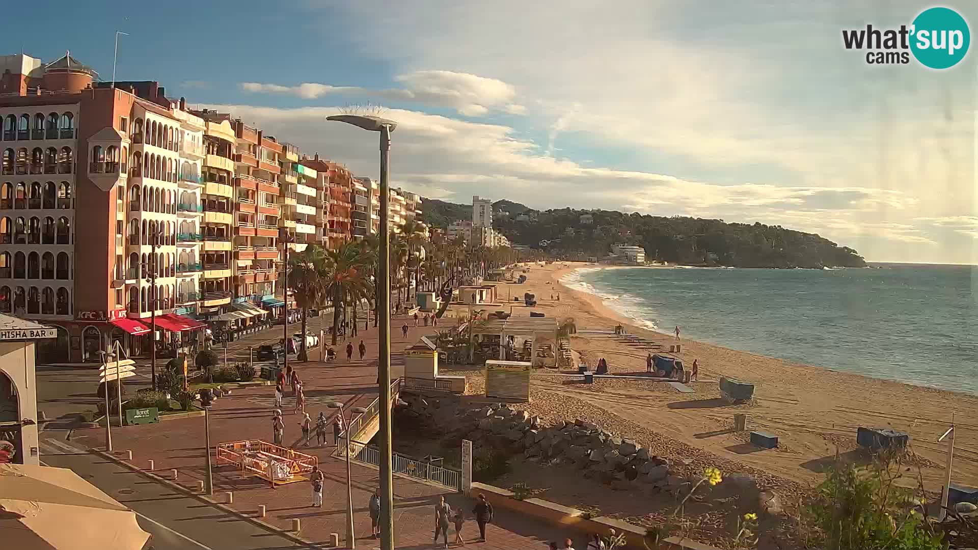 Web kamera Lloret de Mar – plaža