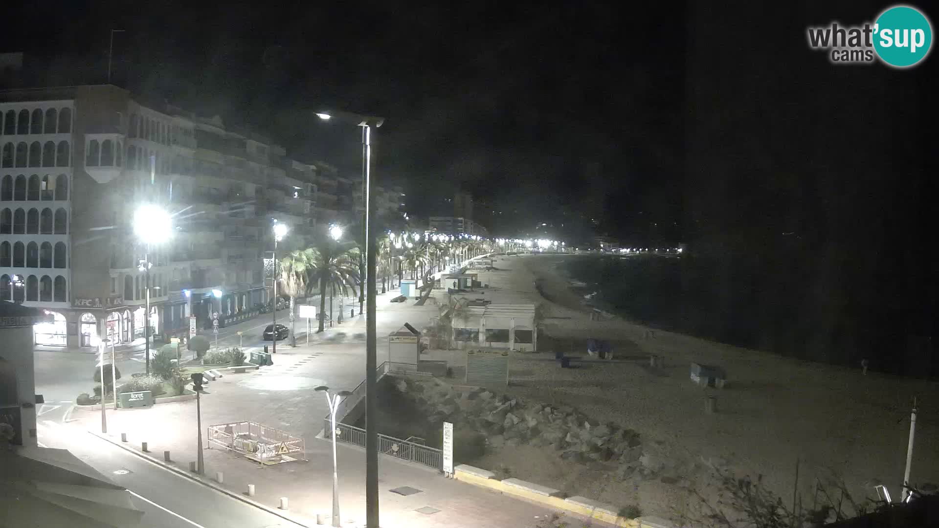 Webcam Lloret de Mar – the main beach – – Costa Brava – Spain
