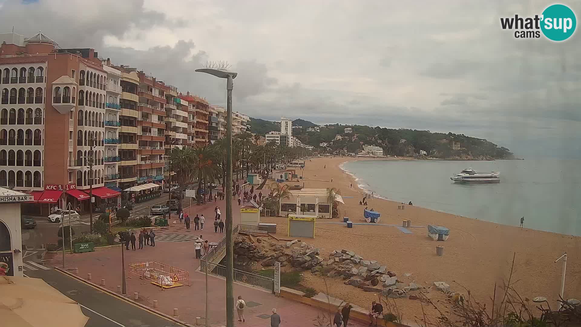 Webcam live Lloret de Mar – la spiaggia principale