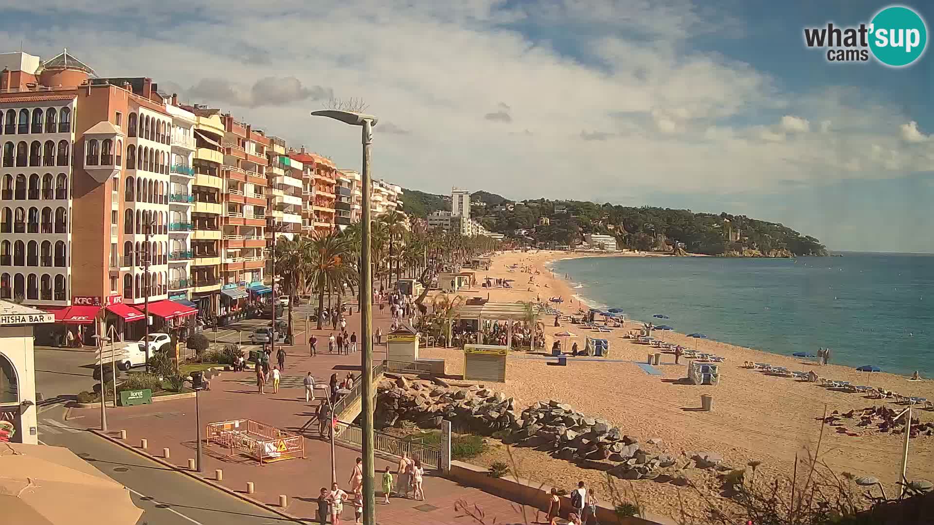 Kamera v živo Lloret de Mar – Glavna plaža