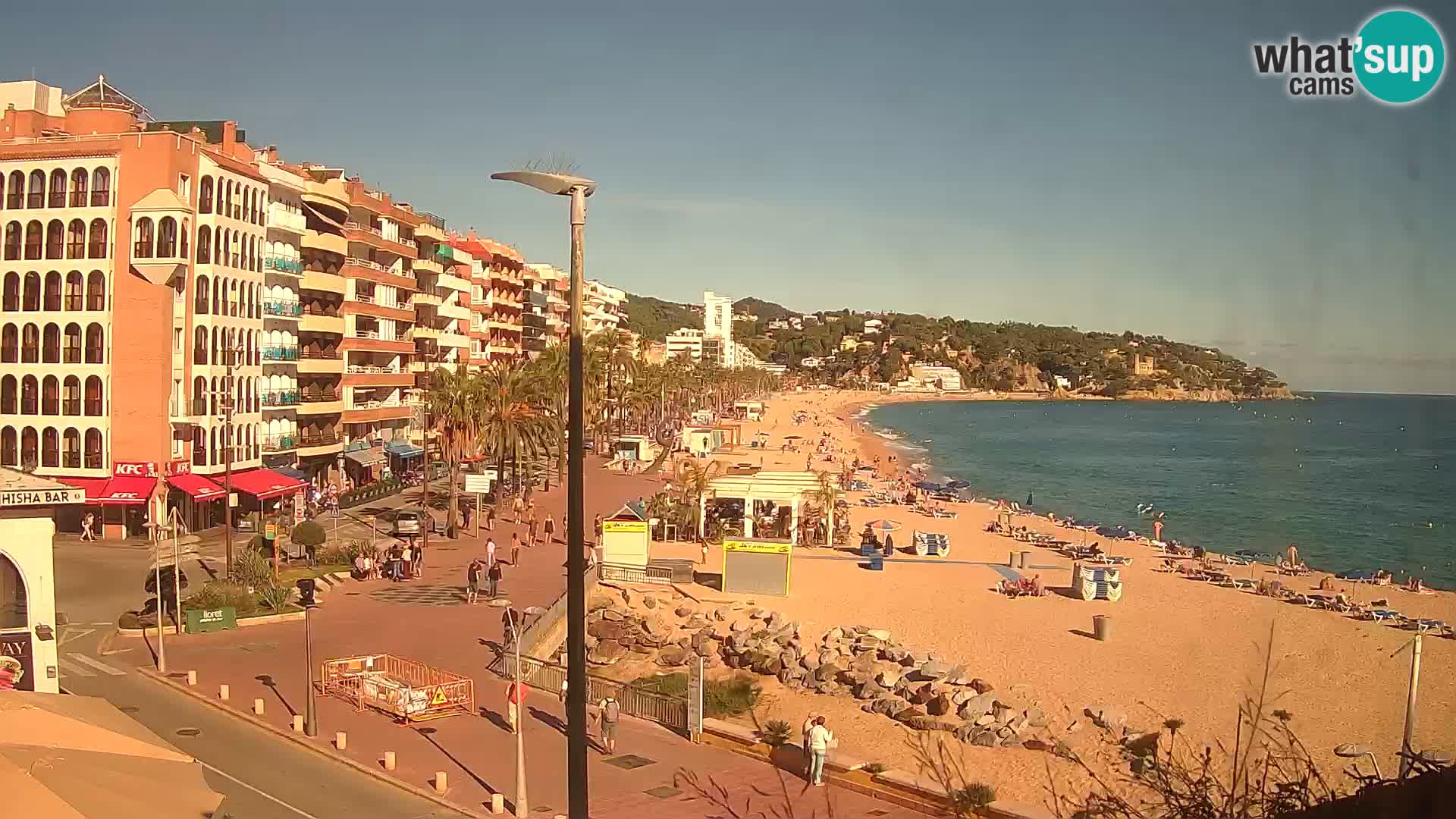 Web kamera Lloret de Mar – plaža