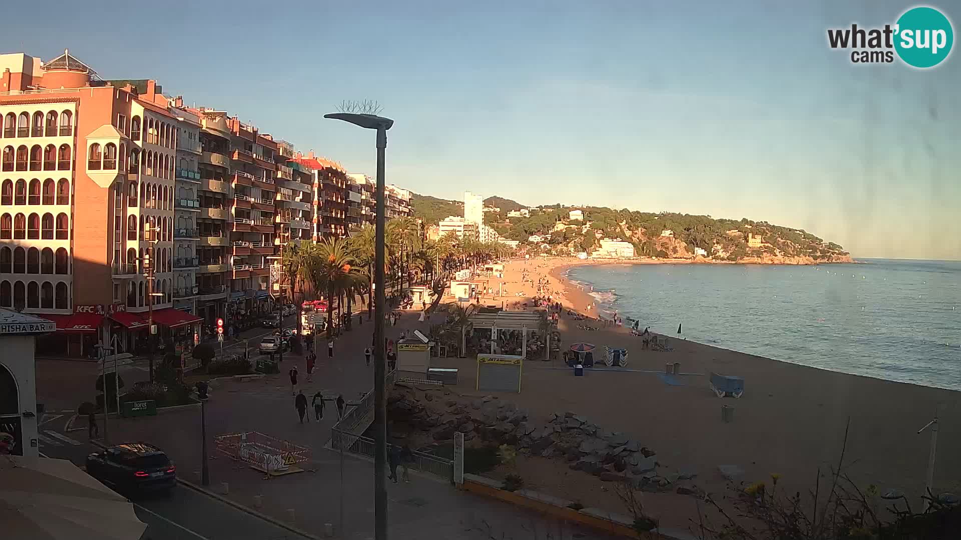 Web kamera Lloret de Mar – plaža