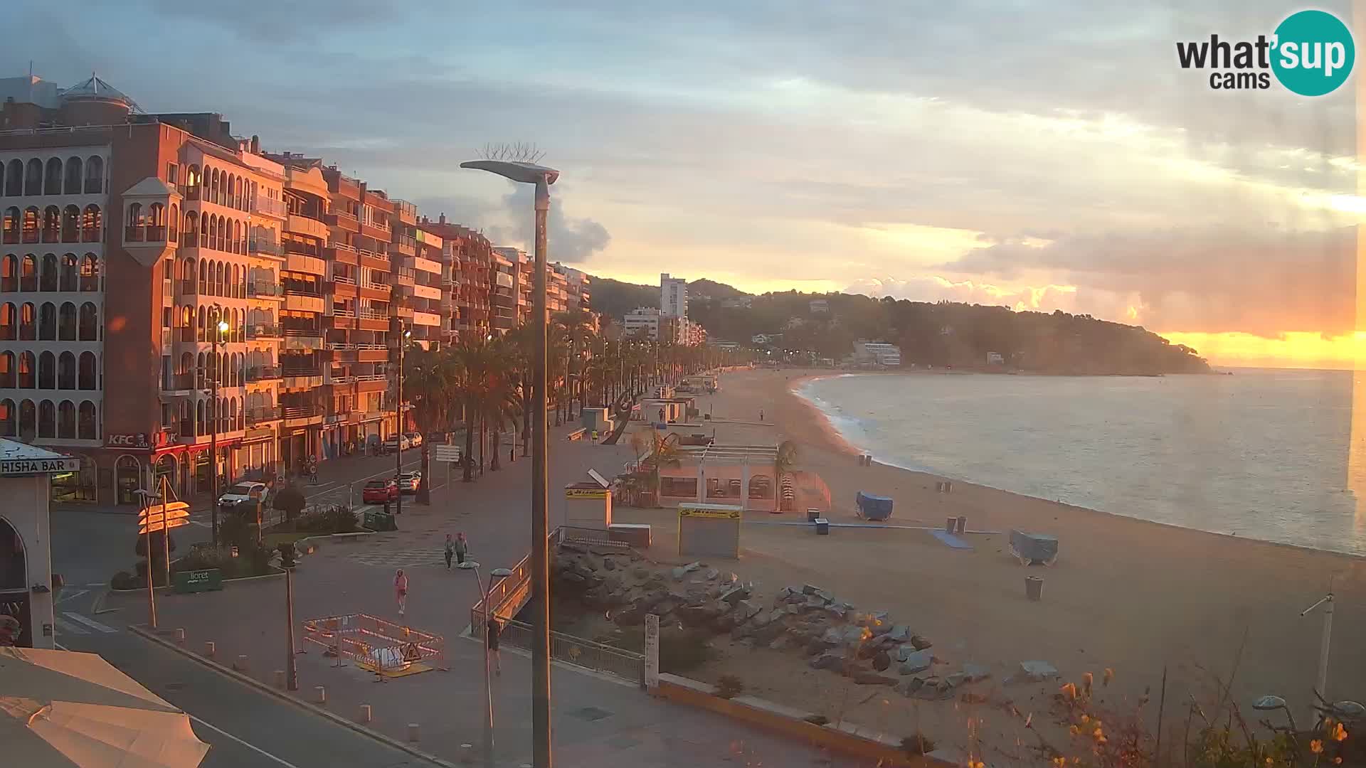 Webcam Lloret de Mar – the main beach – – Costa Brava – Spain