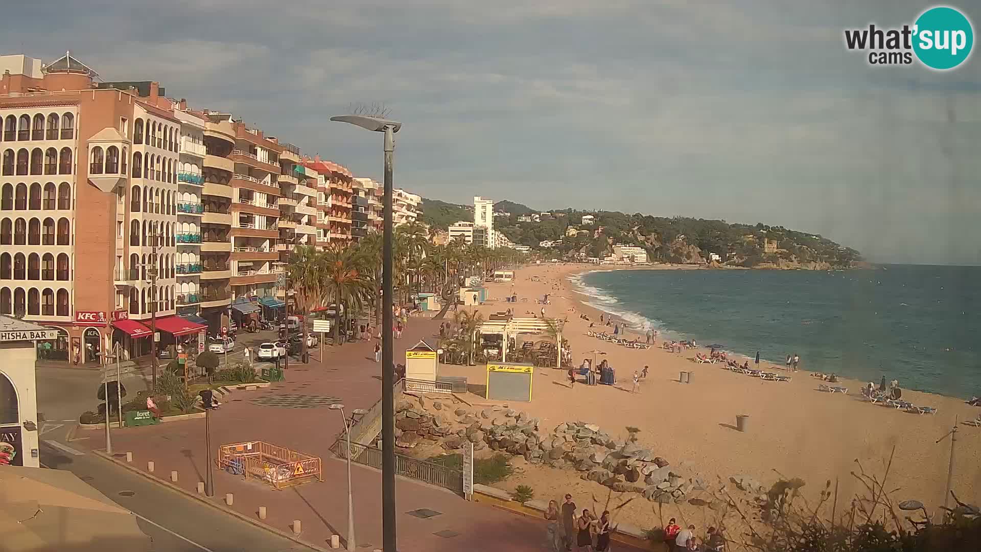 Web kamera Lloret de Mar – plaža