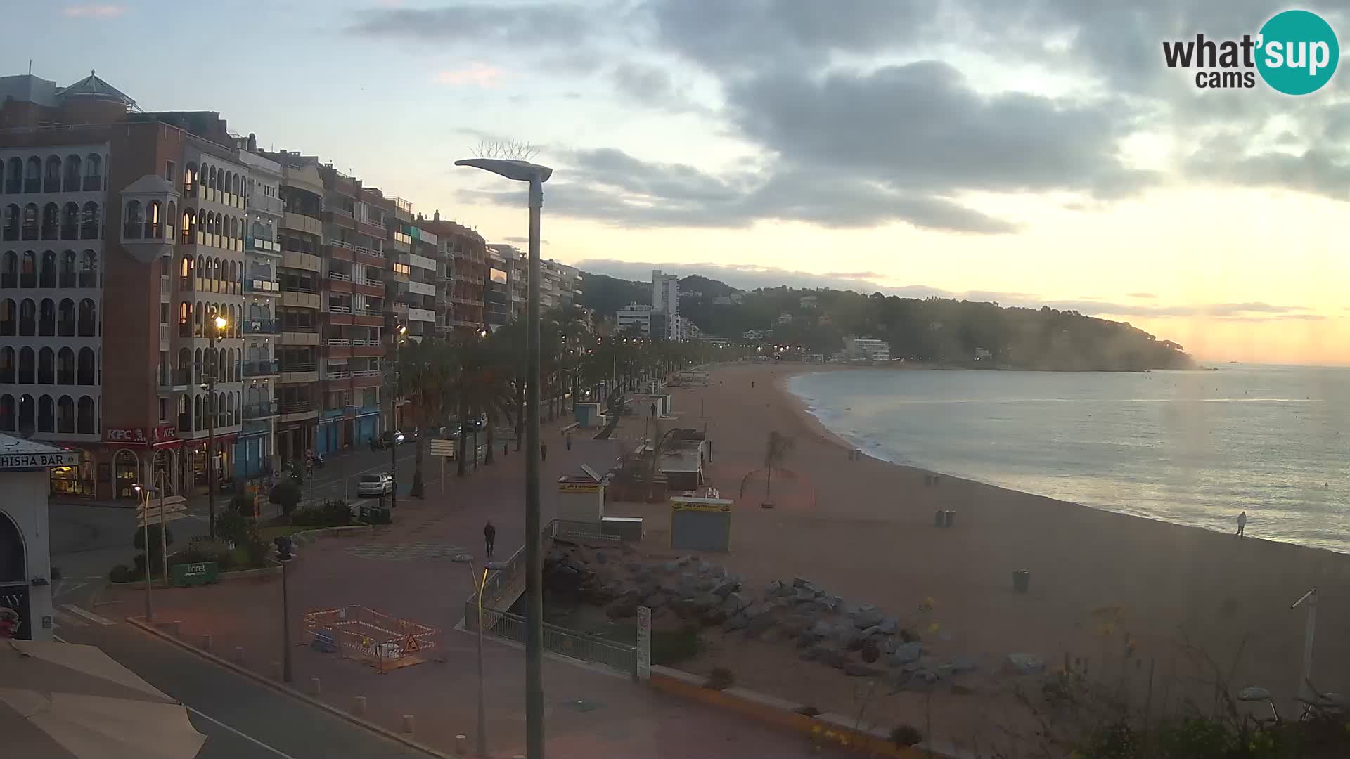 Webcam Lloret de Mar – the main beach – – Costa Brava – Spain