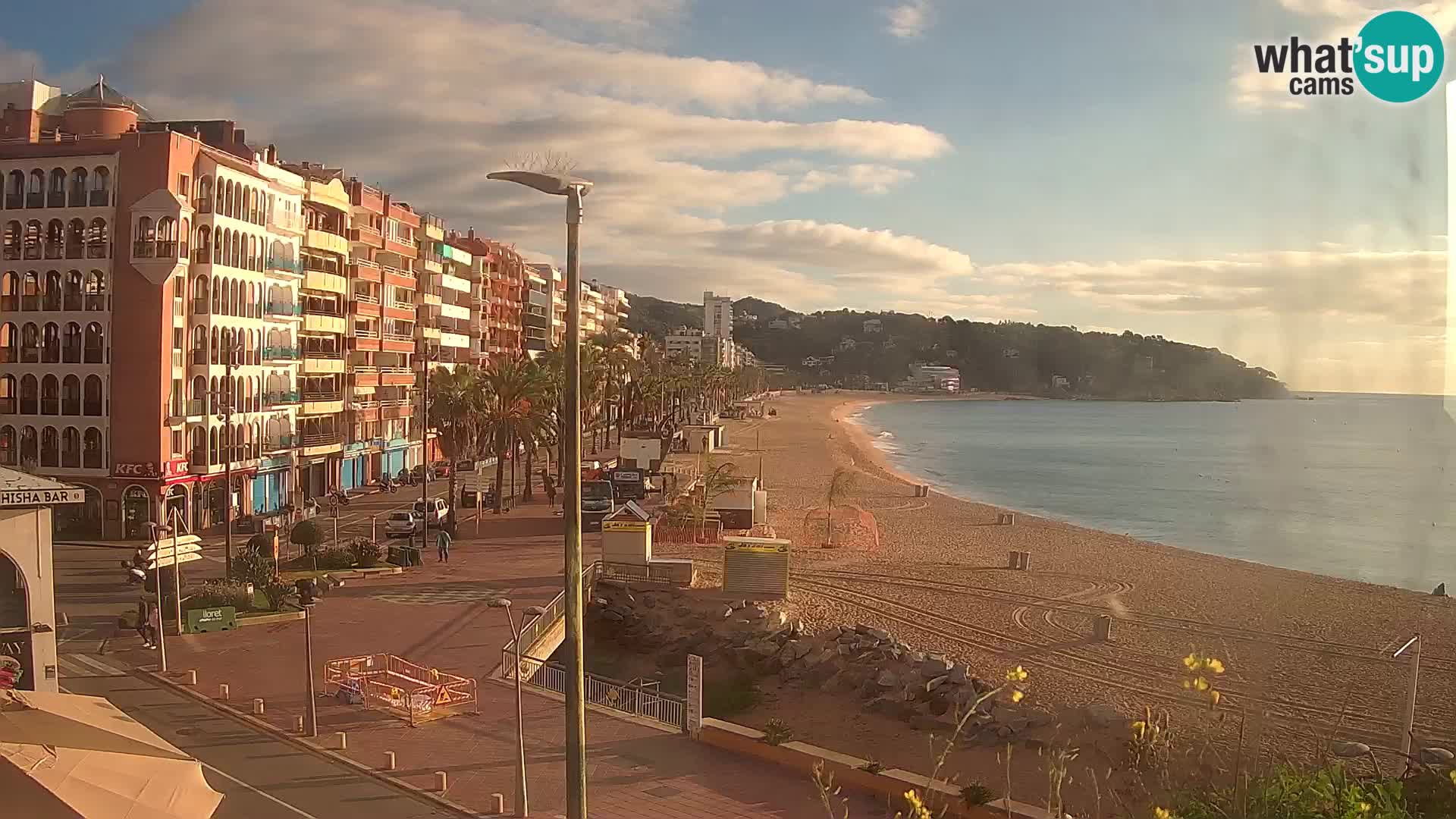 Webcam Lloret de Mar – the main beach – – Costa Brava – Spain