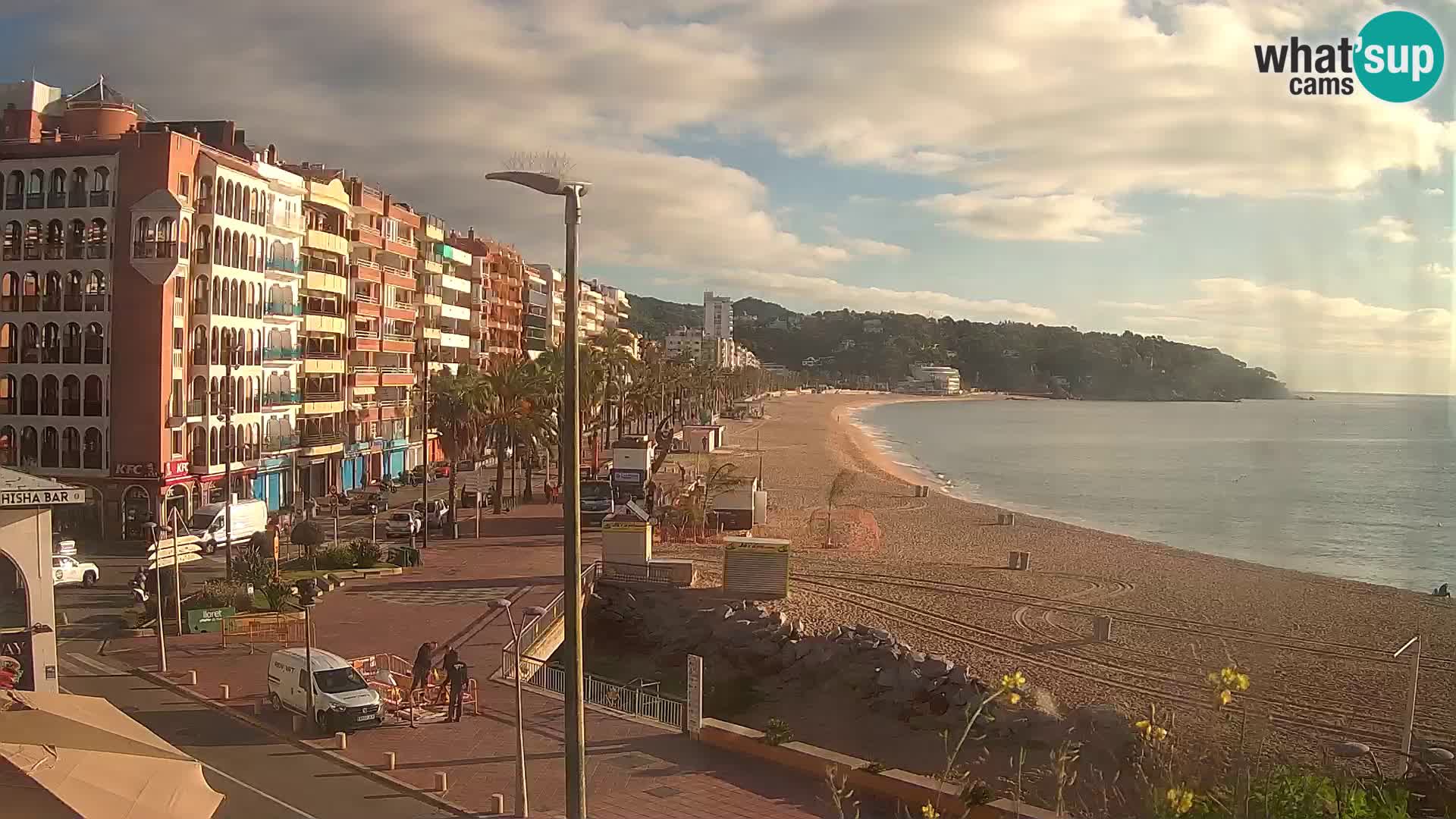 Webcam Lloret de Mar – the main beach – – Costa Brava – Spain