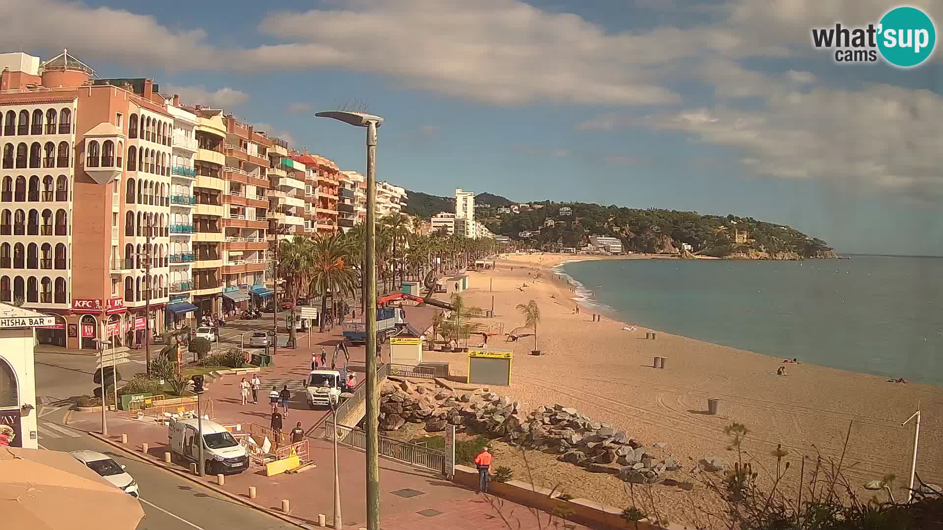 Web kamera Lloret de Mar – glavna plaža