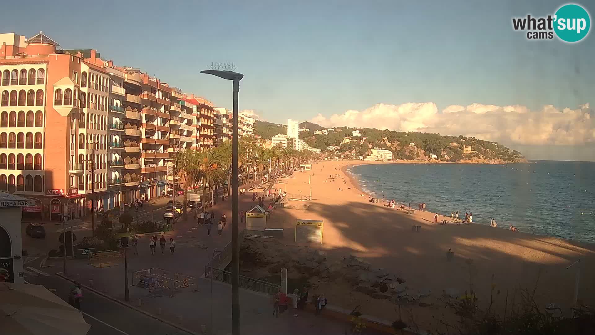 Webcam Lloret de Mar – the main beach – – Costa Brava – Spain
