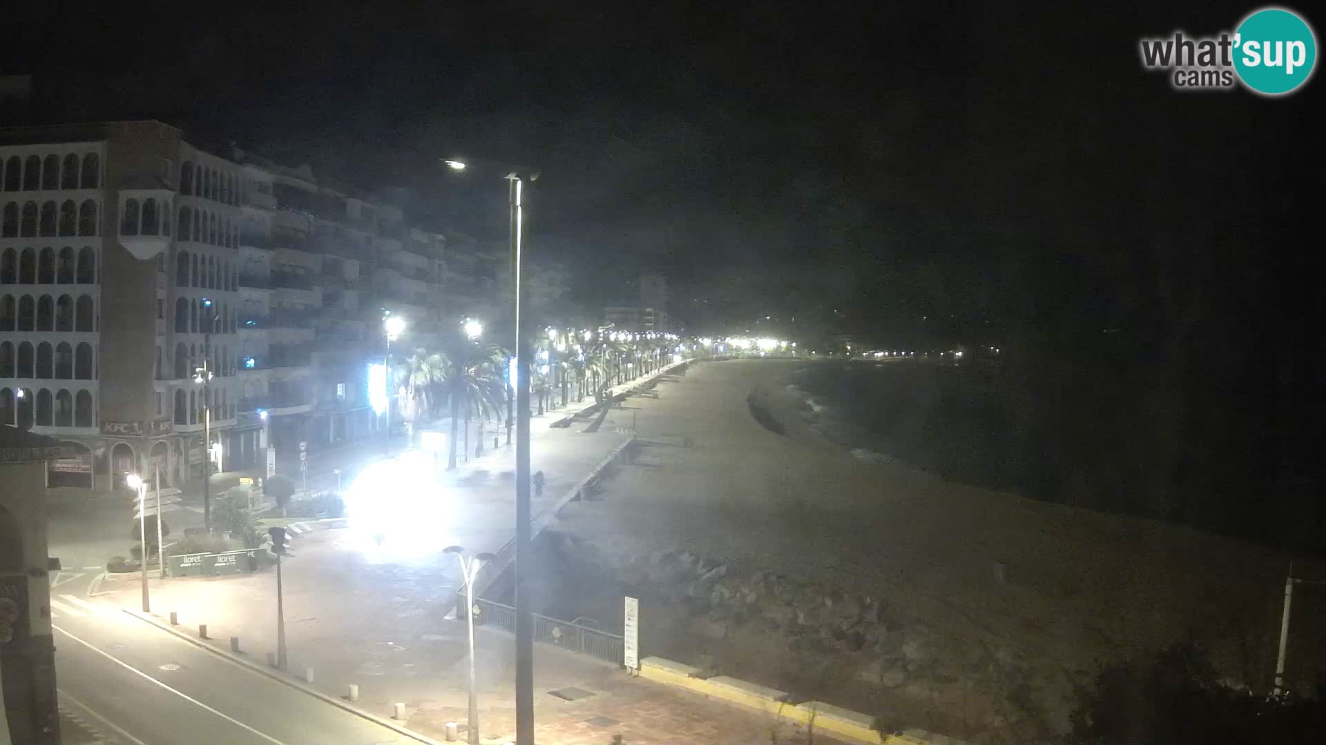 Webcam Lloret de Mar – the main beach – – Costa Brava – Spain