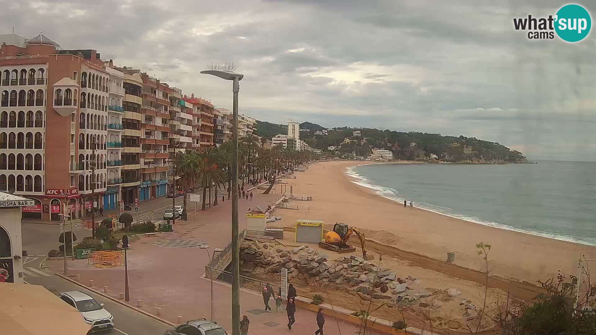 Web kamera Lloret de Mar – plaža