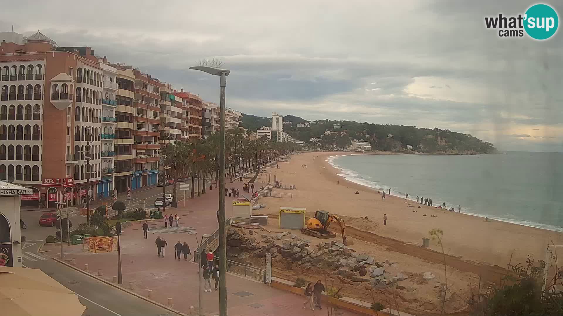 Webcam Lloret de Mar – the main beach – – Costa Brava – Spain
