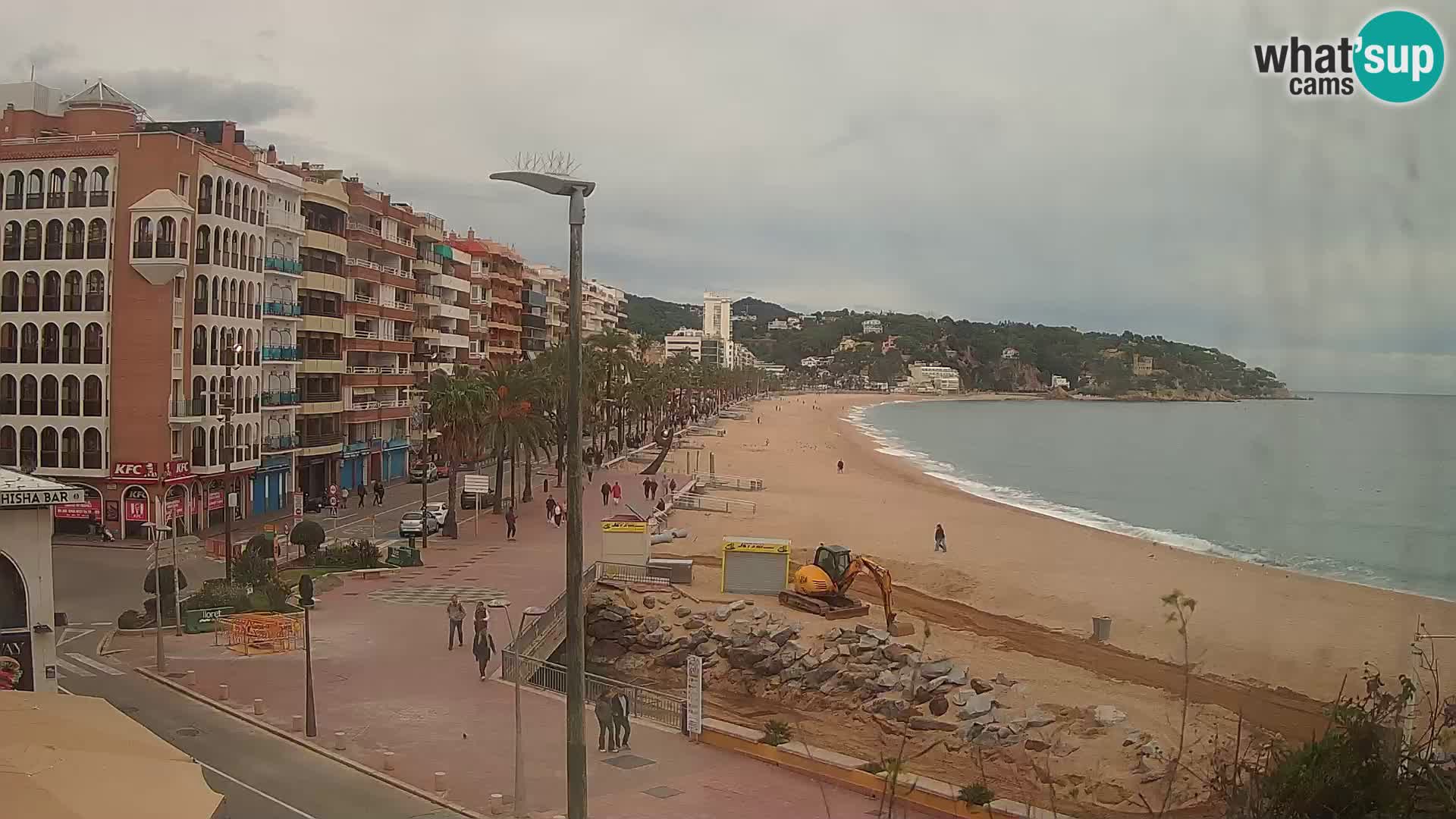 Webcam Lloret de Mar – the main beach – – Costa Brava – Spain