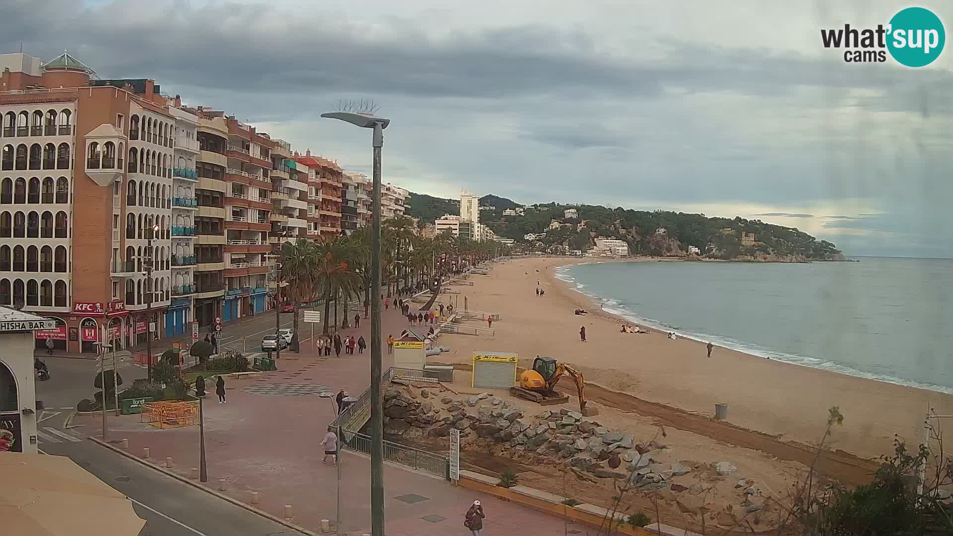 Web kamera Lloret de Mar – plaža