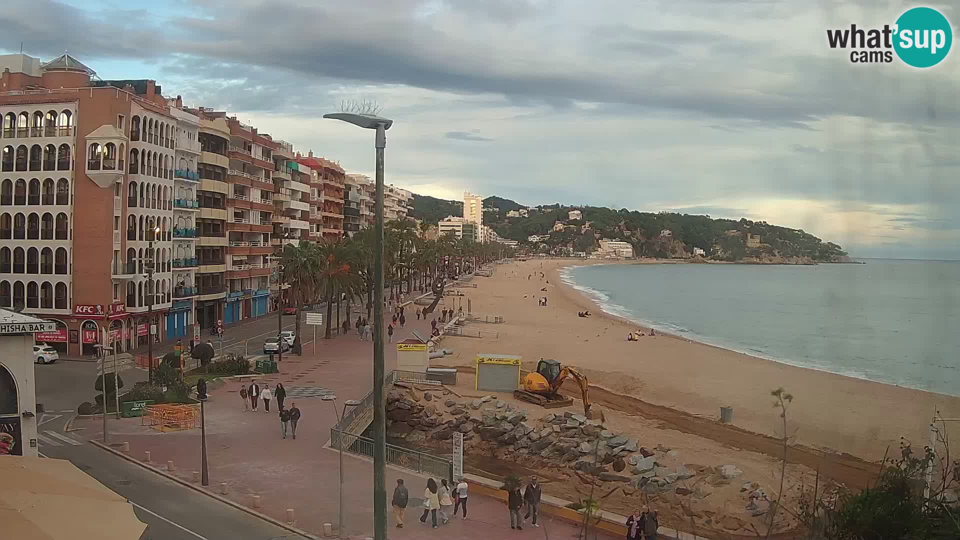 Webcam Lloret de Mar – the main beach – – Costa Brava – Spain