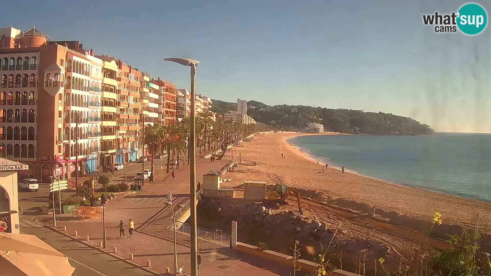 Webcam Lloret de Mar – the main beach – – Costa Brava – Spain