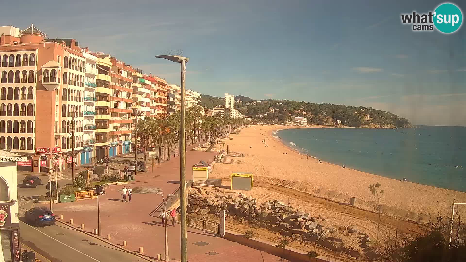 Web kamera Lloret de Mar – plaža