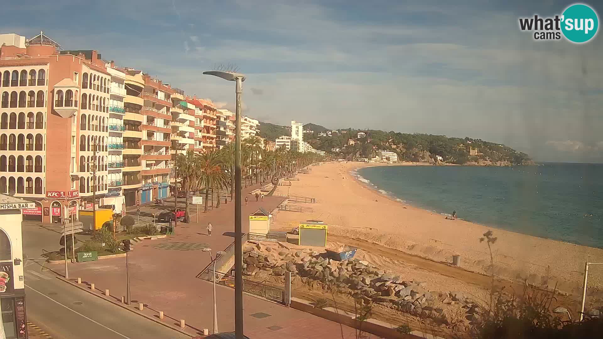 Webcam Lloret de Mar – the main beach – – Costa Brava – Spain
