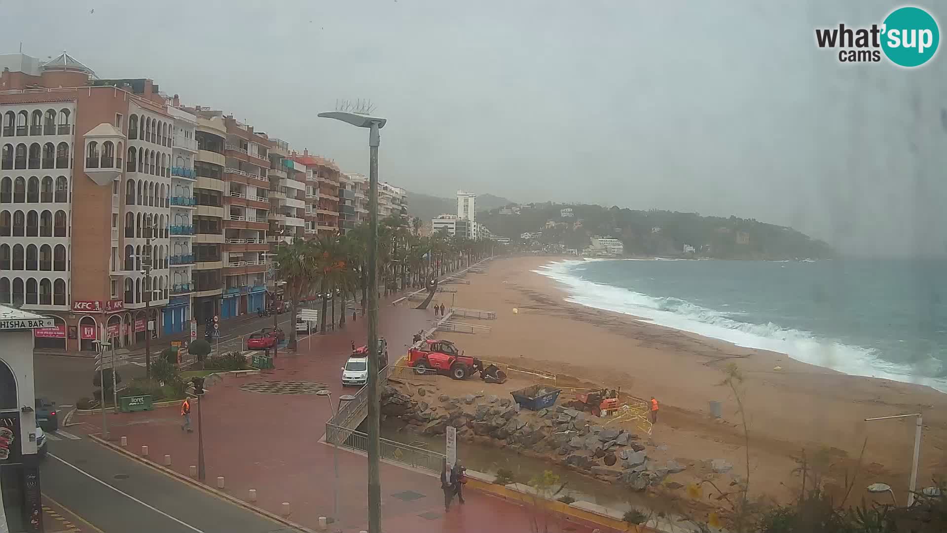 Webcam Lloret de Mar – the main beach – – Costa Brava – Spain