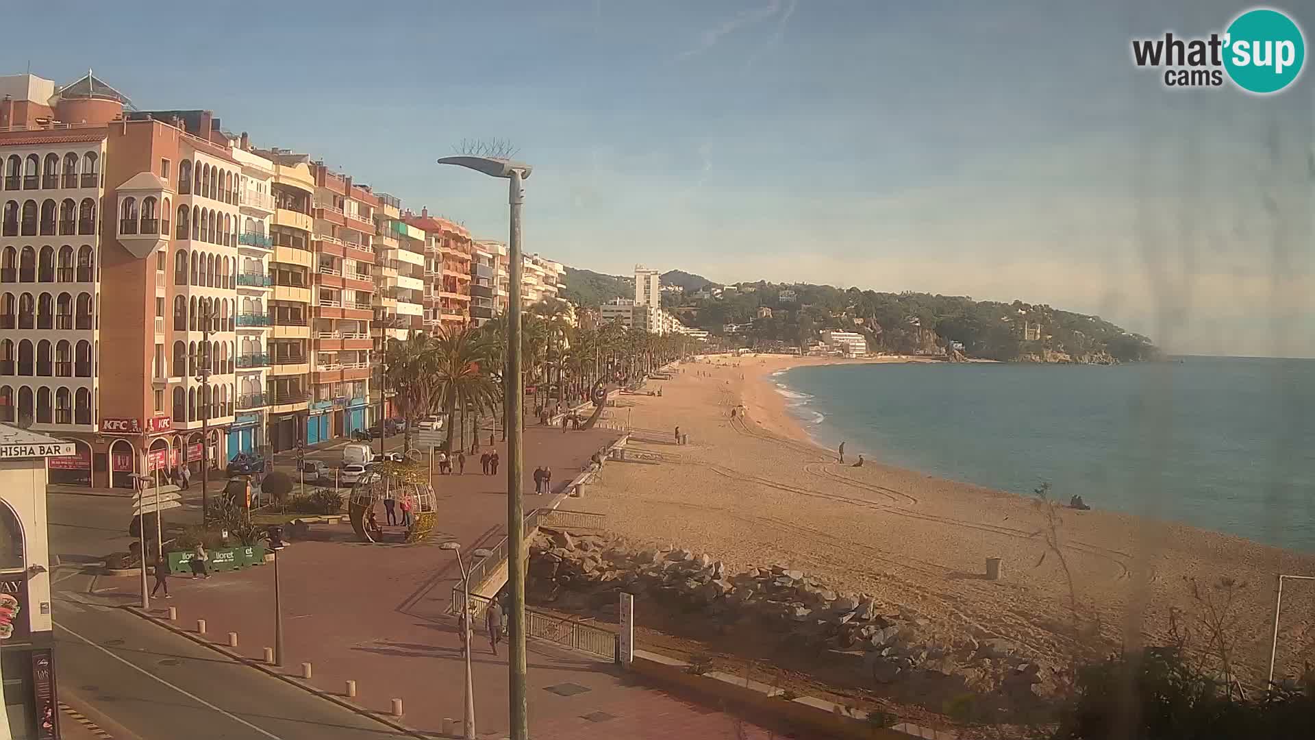 Web kamera Lloret de Mar – plaža