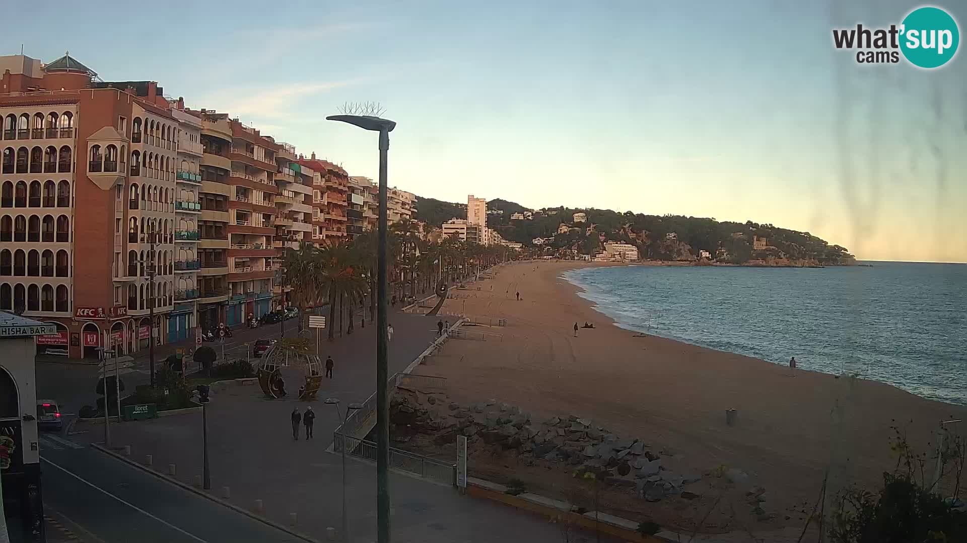 Webcam Lloret de Mar – the main beach – – Costa Brava – Spain