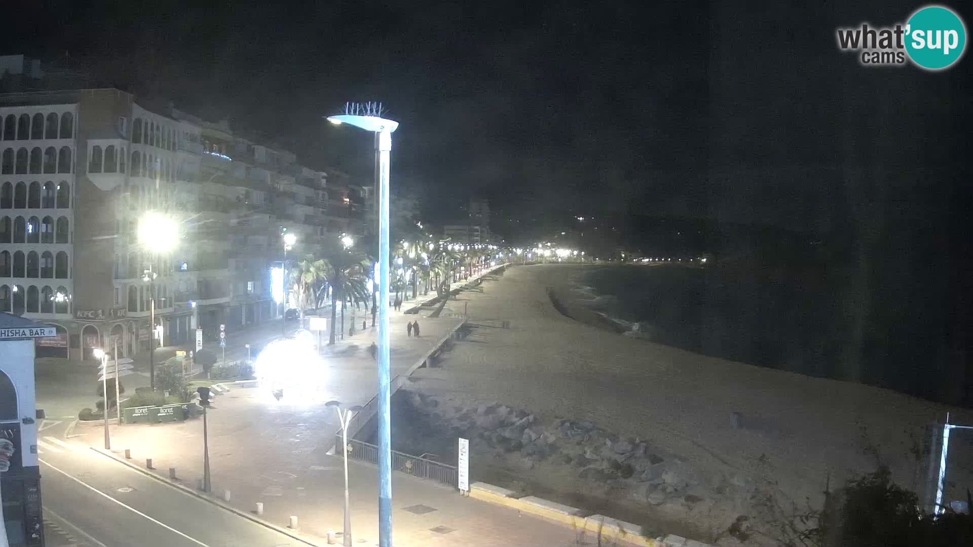 Webcam Lloret de Mar – the main beach – – Costa Brava – Spain