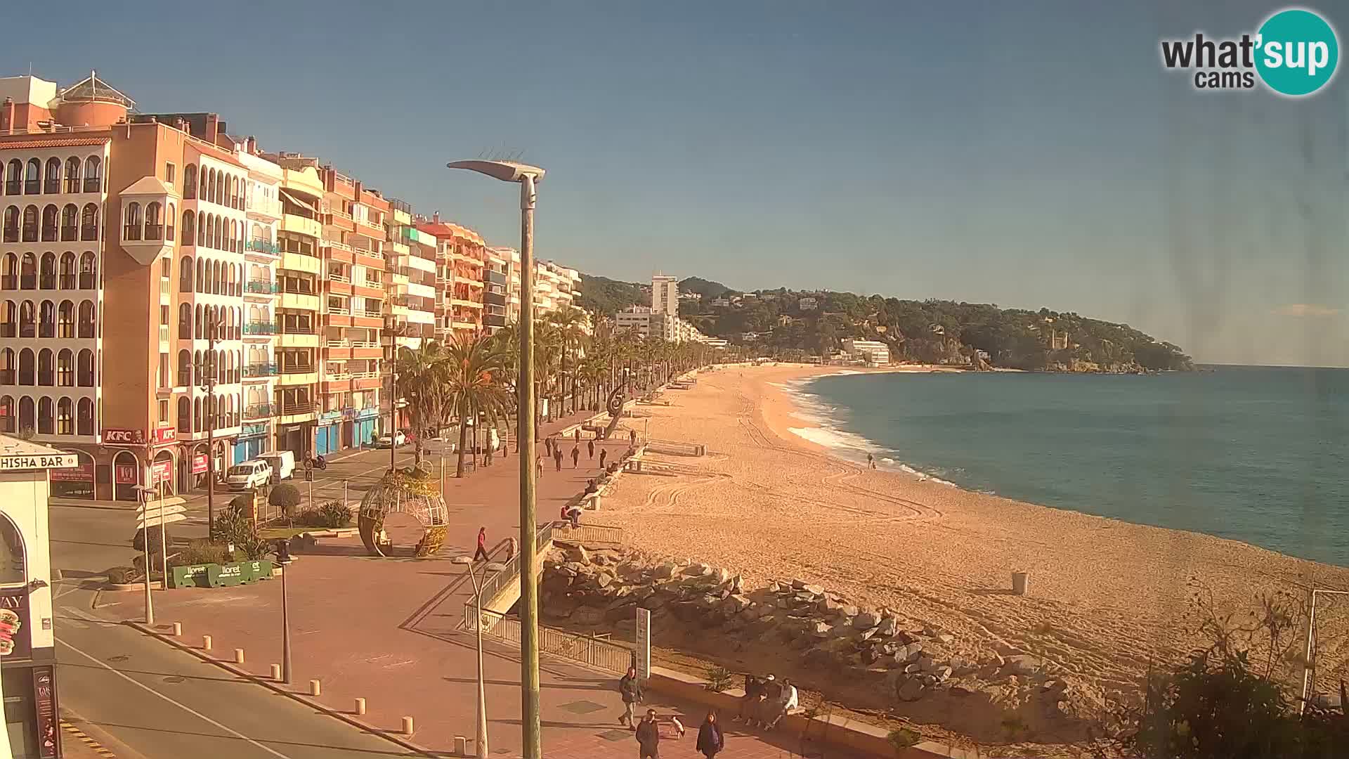 Webcam Live Lloret de Mar – La plage