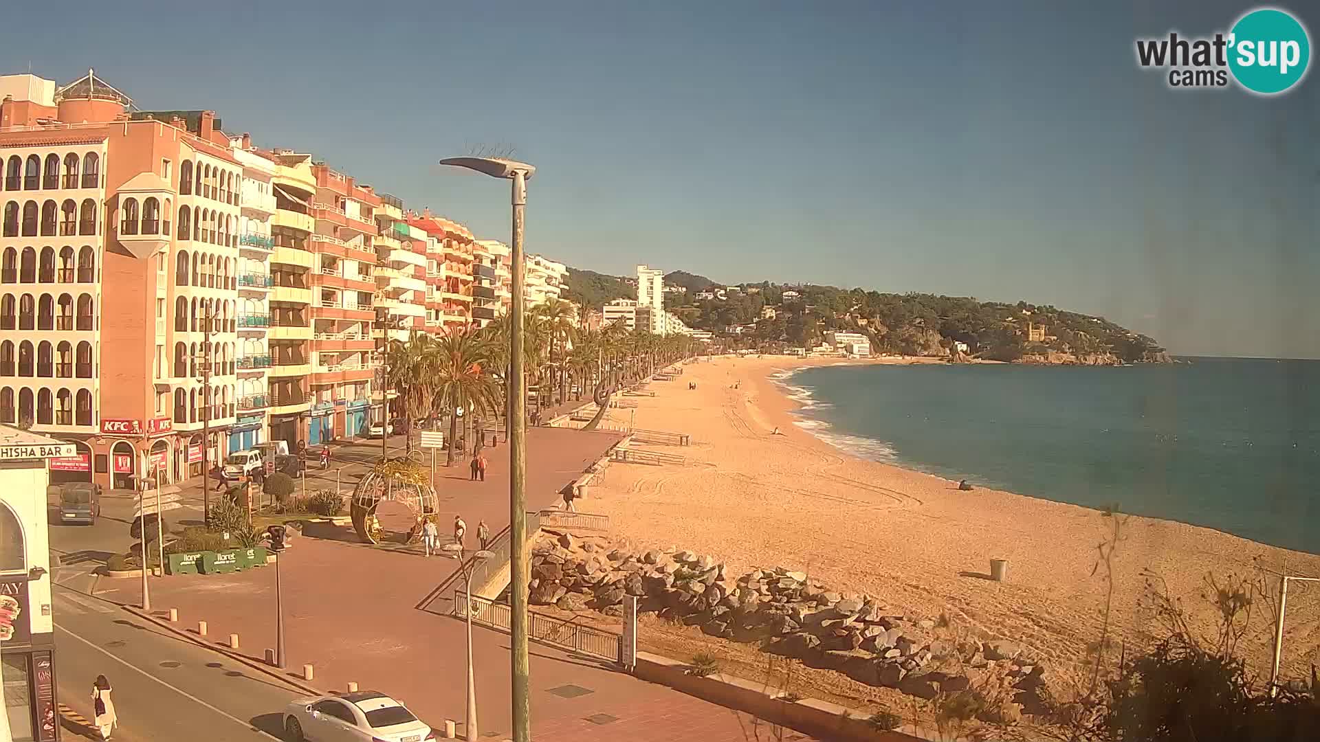 Webcam live Lloret de Mar – la spiaggia principale