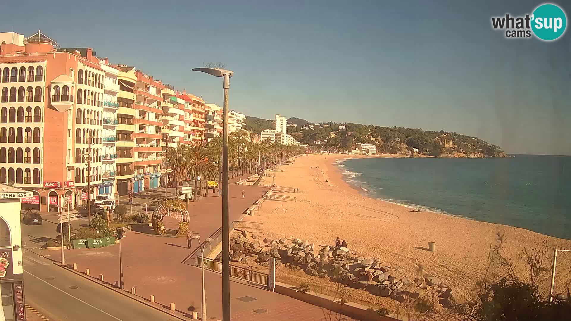 Web kamera Lloret de Mar – plaža