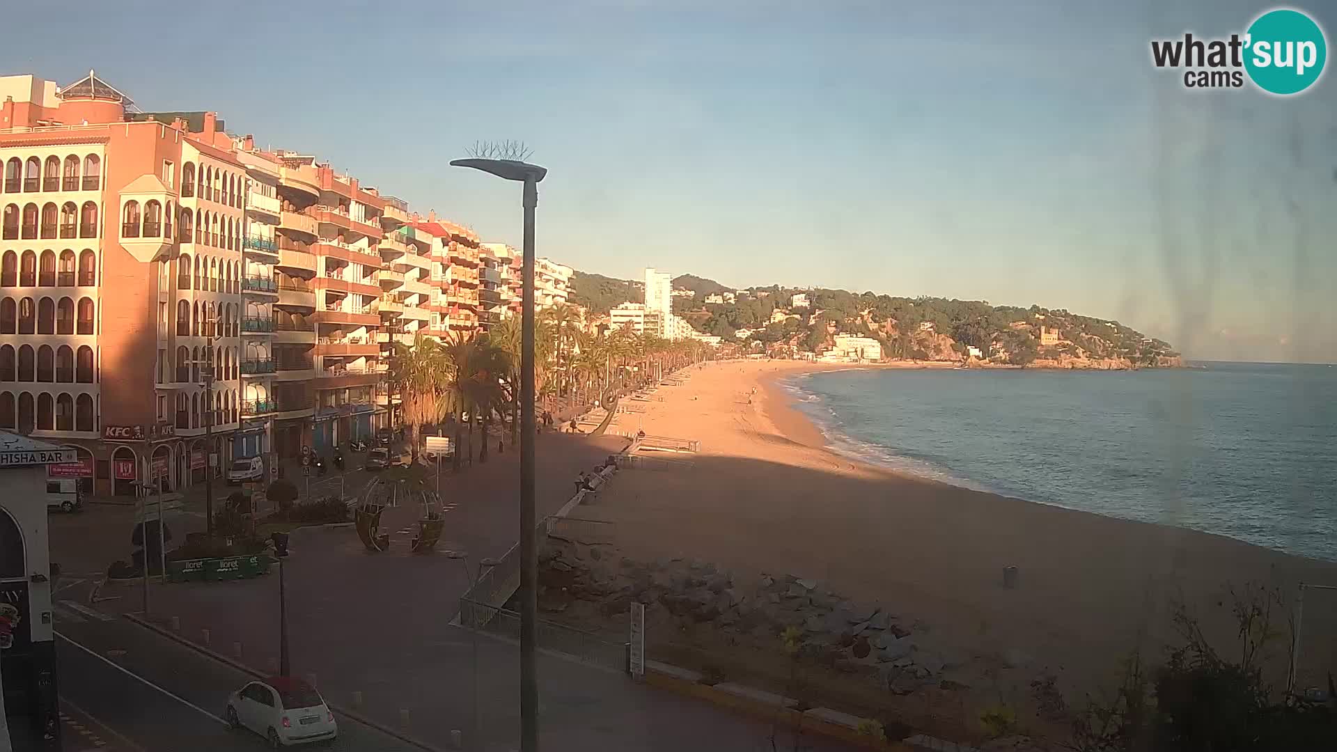 Webcam Lloret de Mar – the main beach – – Costa Brava – Spain