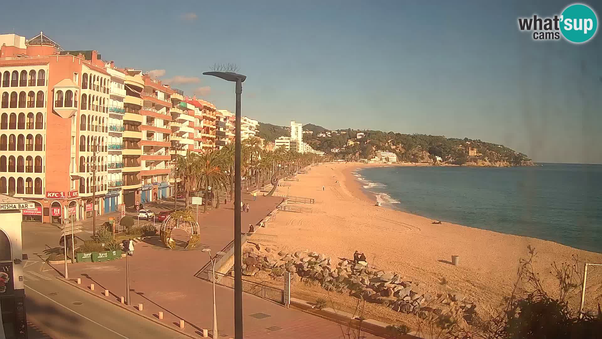 Webcam live Lloret de Mar – la spiaggia principale