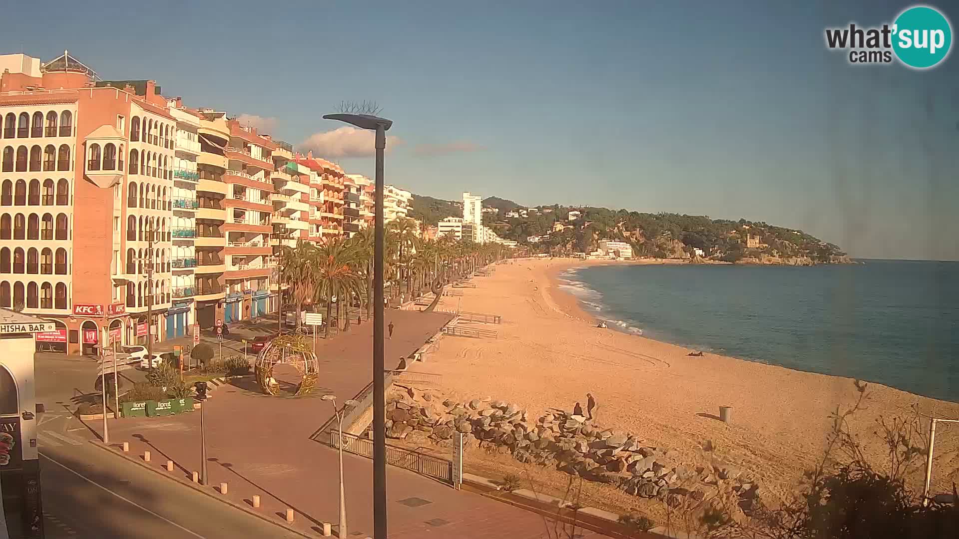 Web kamera Lloret de Mar – plaža