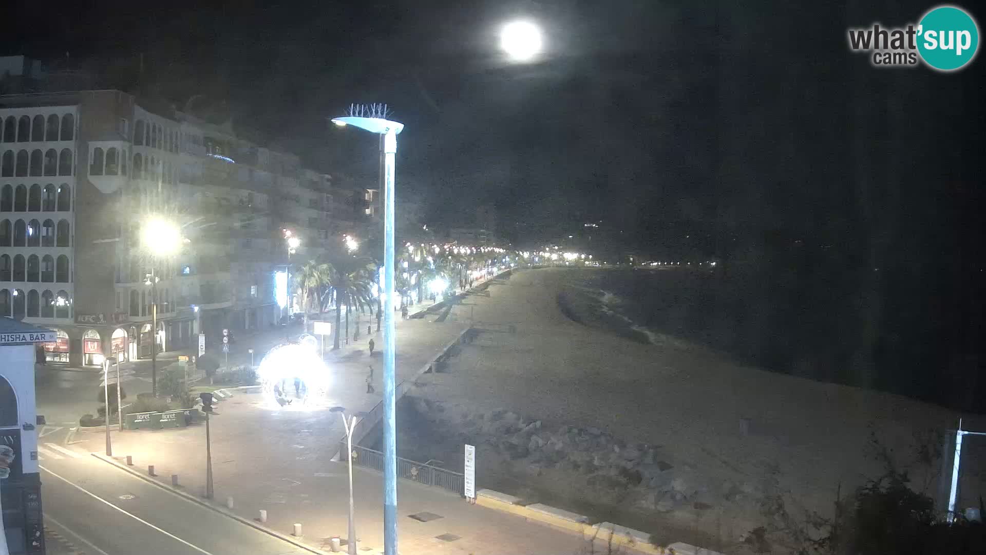 Webcam Lloret de Mar – the main beach – – Costa Brava – Spain