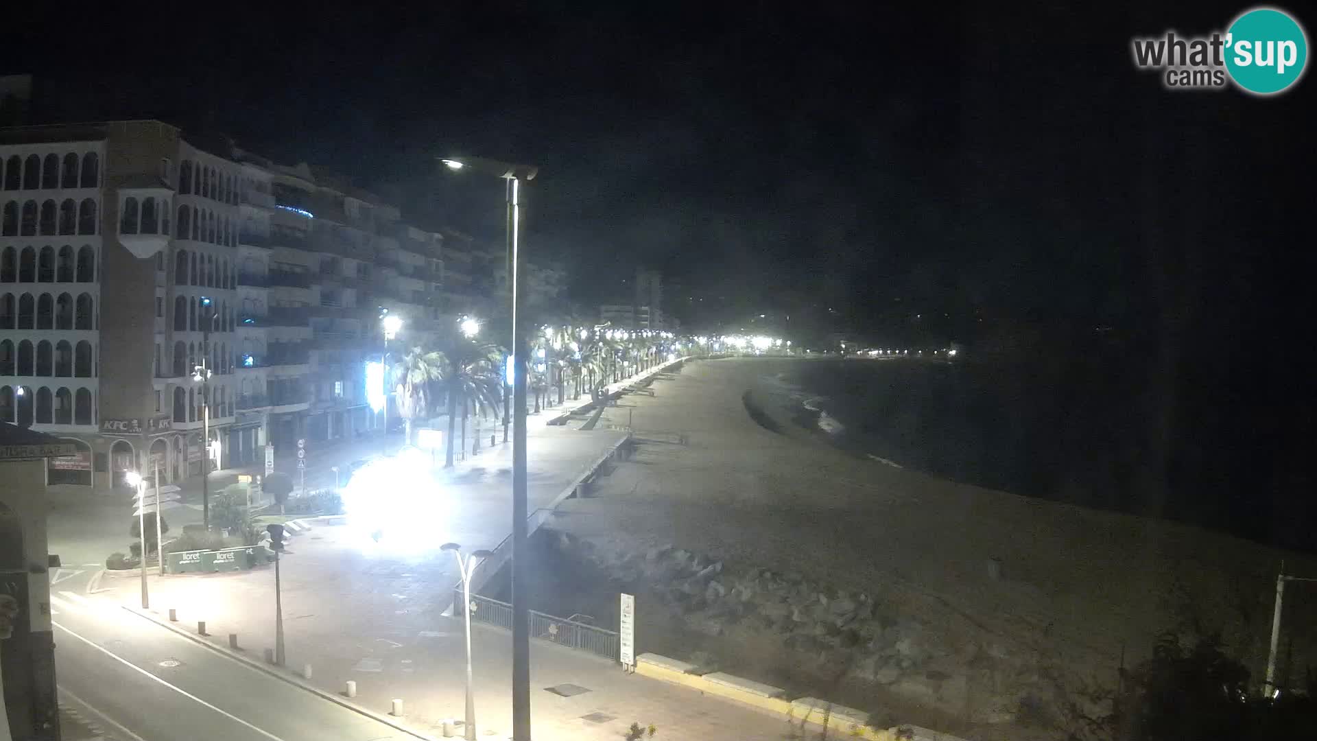Webcam Lloret de Mar – the main beach – – Costa Brava – Spain
