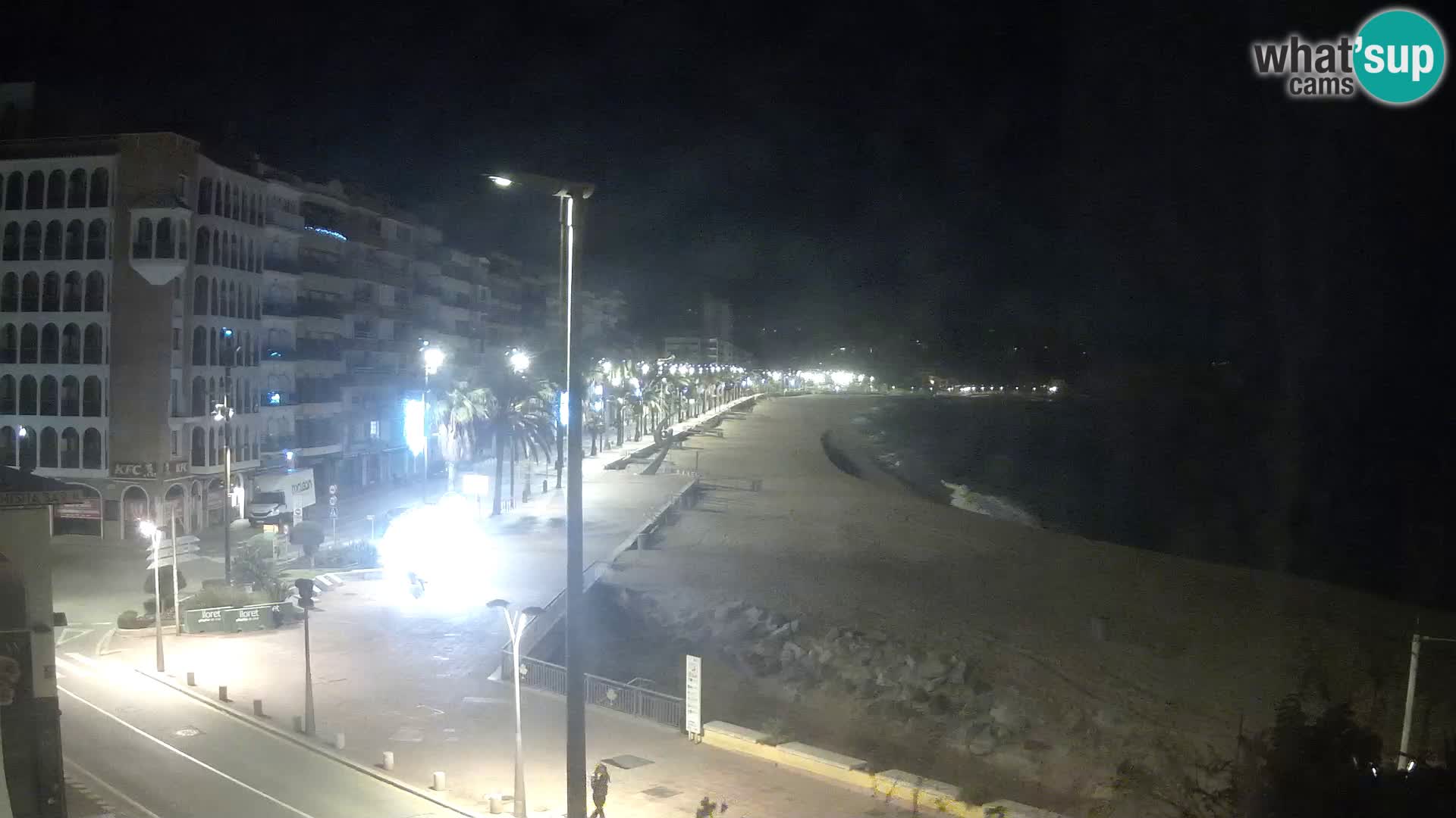 Webcam Lloret de Mar – the main beach – – Costa Brava – Spain