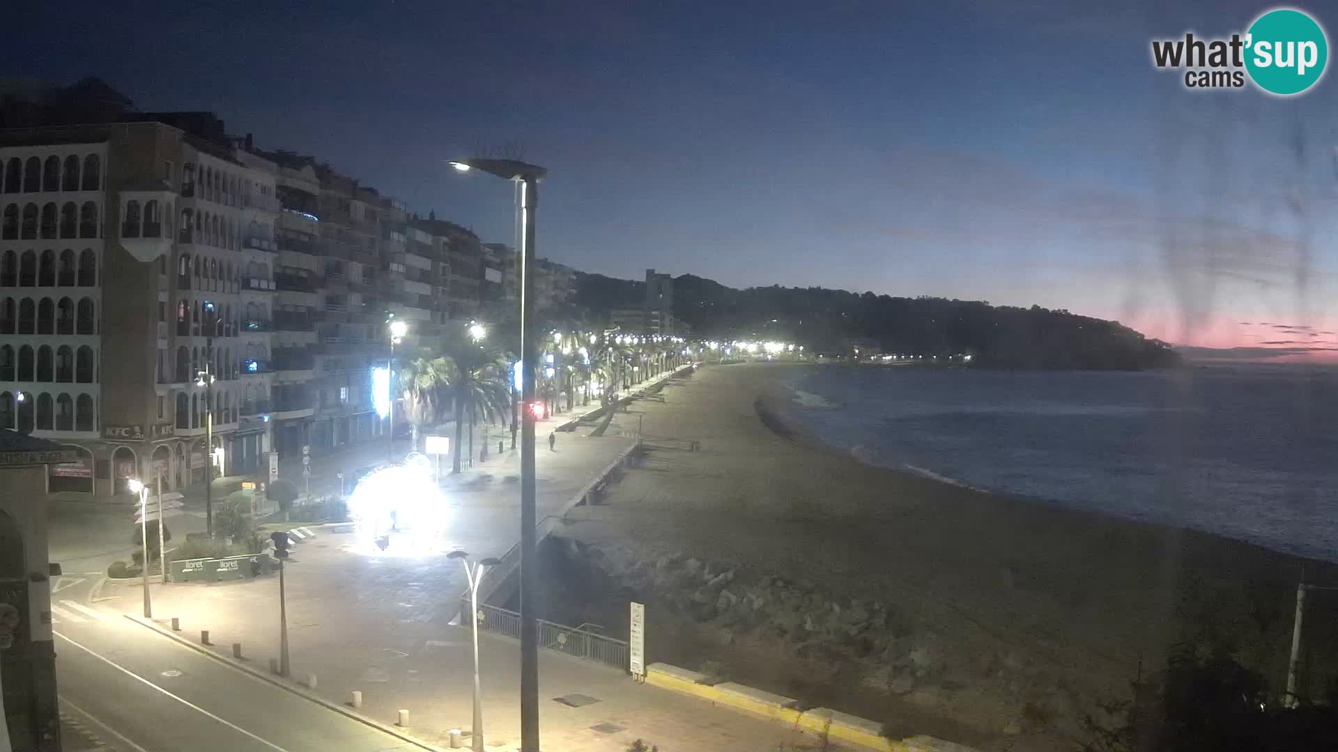 Webcam Lloret de Mar – the main beach – – Costa Brava – Spain