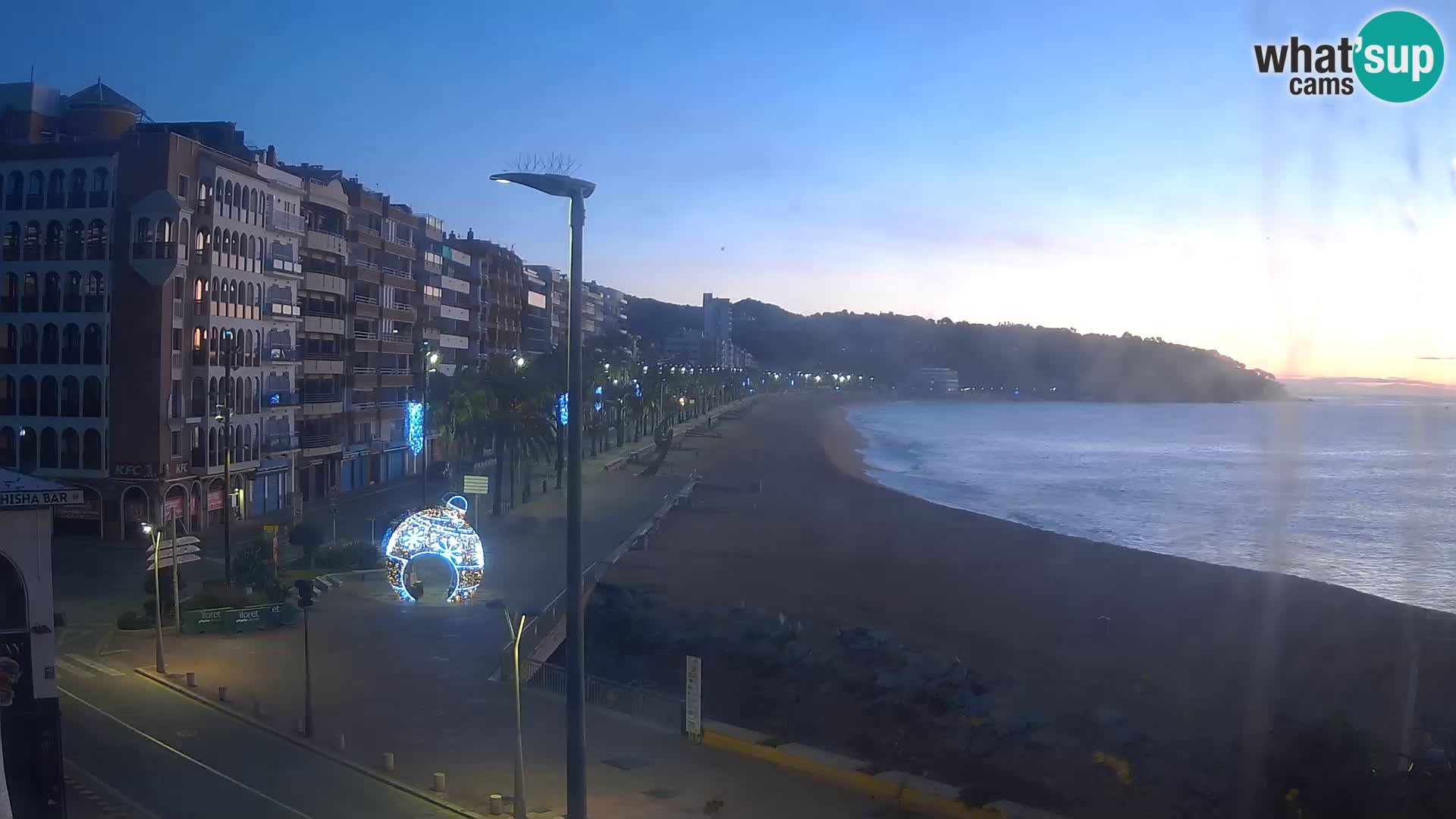 Webcam Lloret de Mar – the main beach – – Costa Brava – Spain