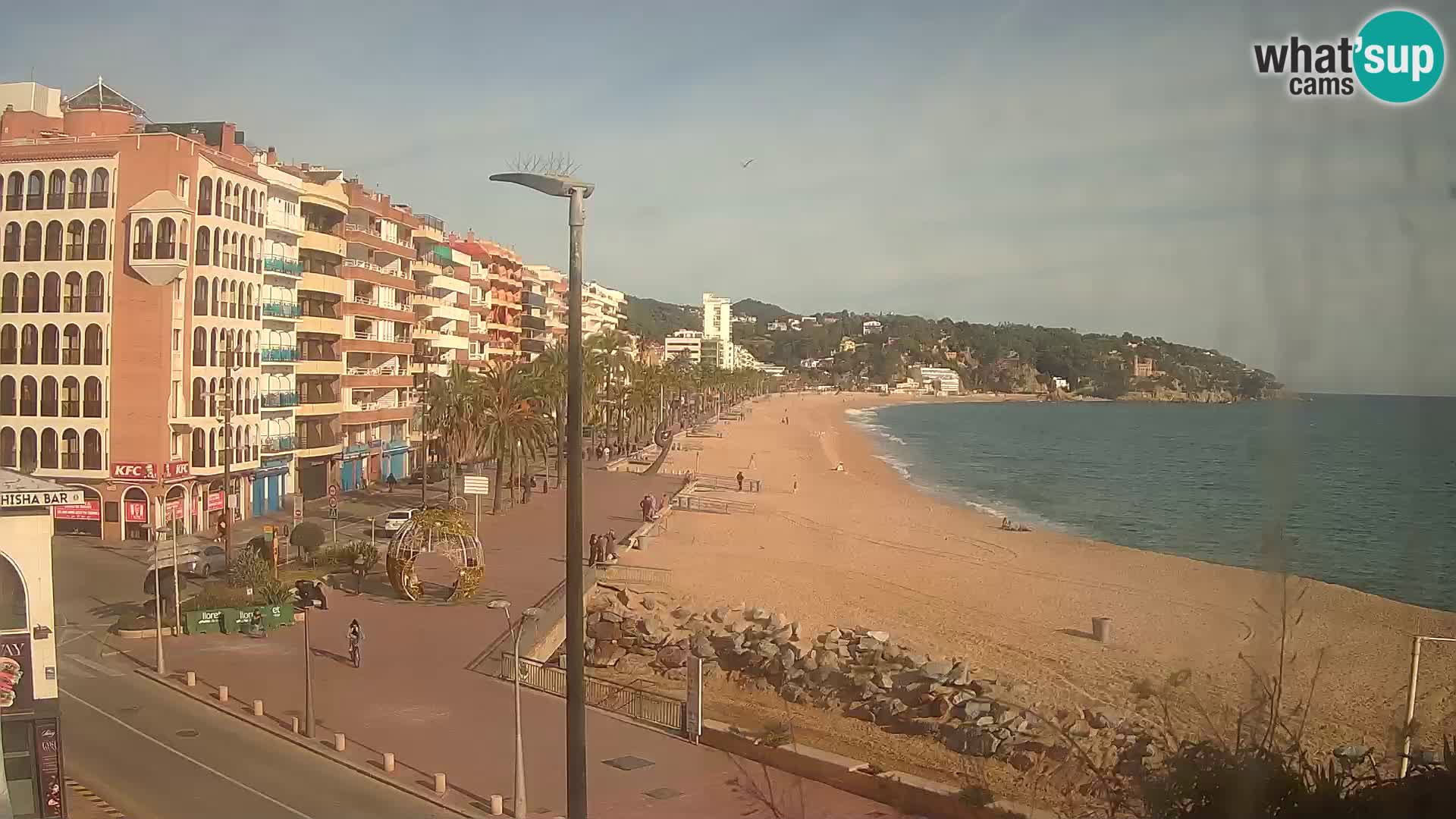 Webcam Lloret de Mar – the main beach – – Costa Brava – Spain