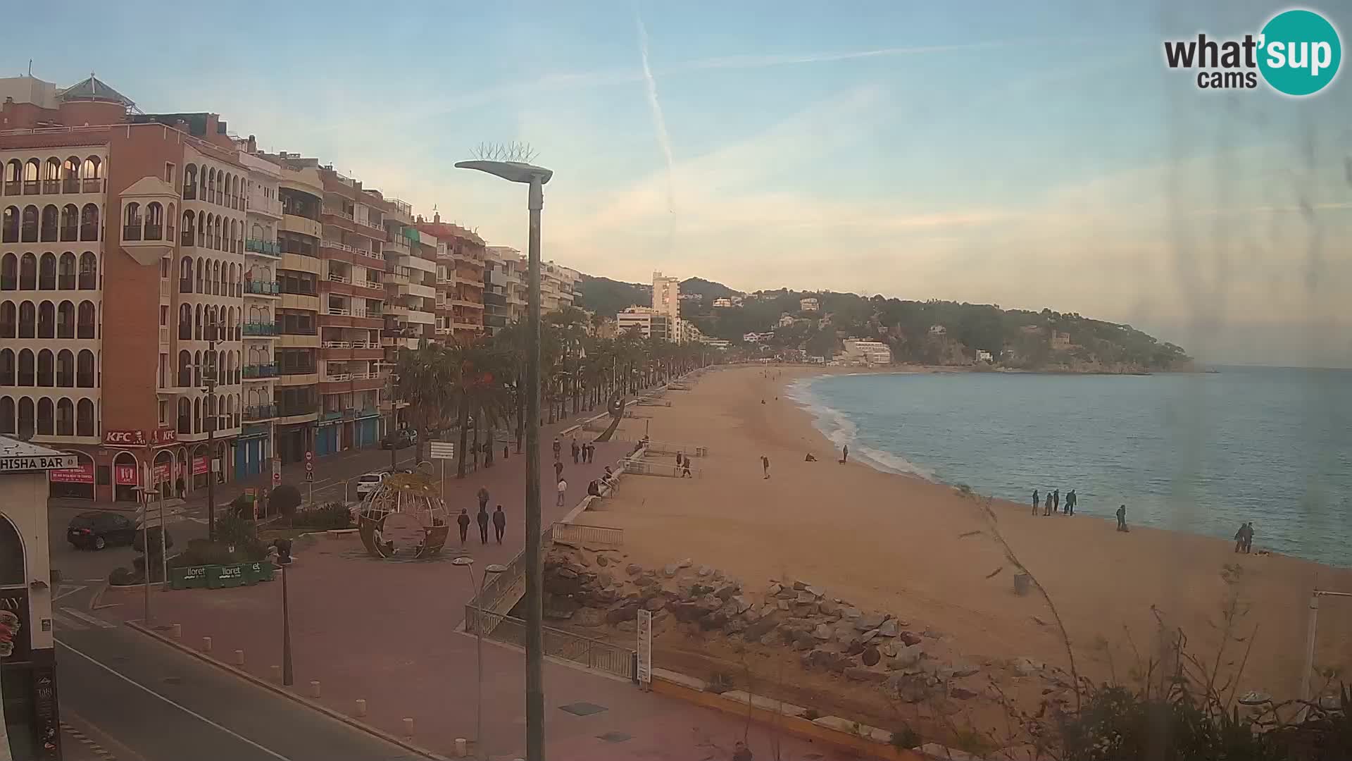 Web kamera Lloret de Mar – plaža