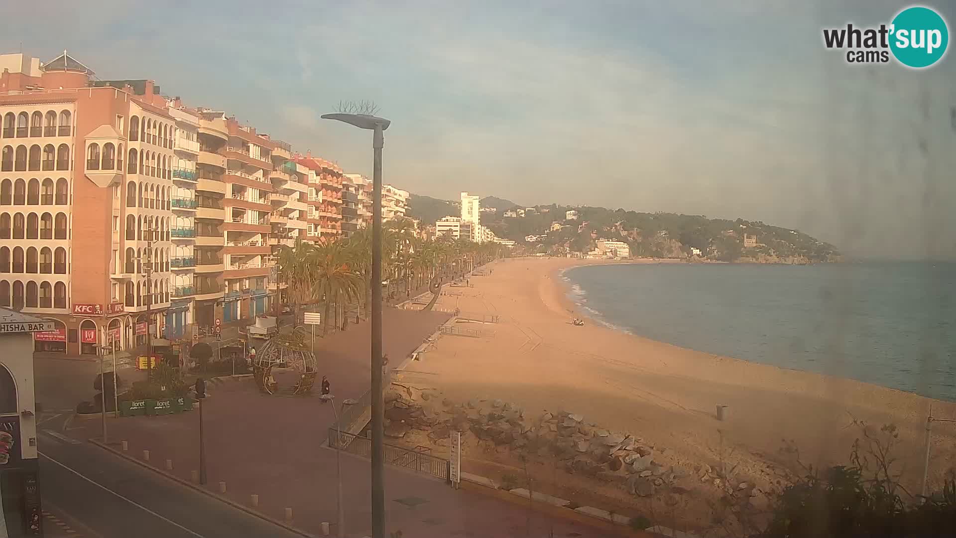 Web kamera Lloret de Mar – plaža