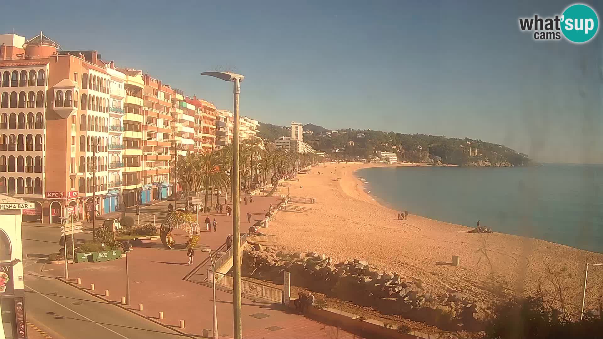 Webcam live Lloret de Mar – la spiaggia principale