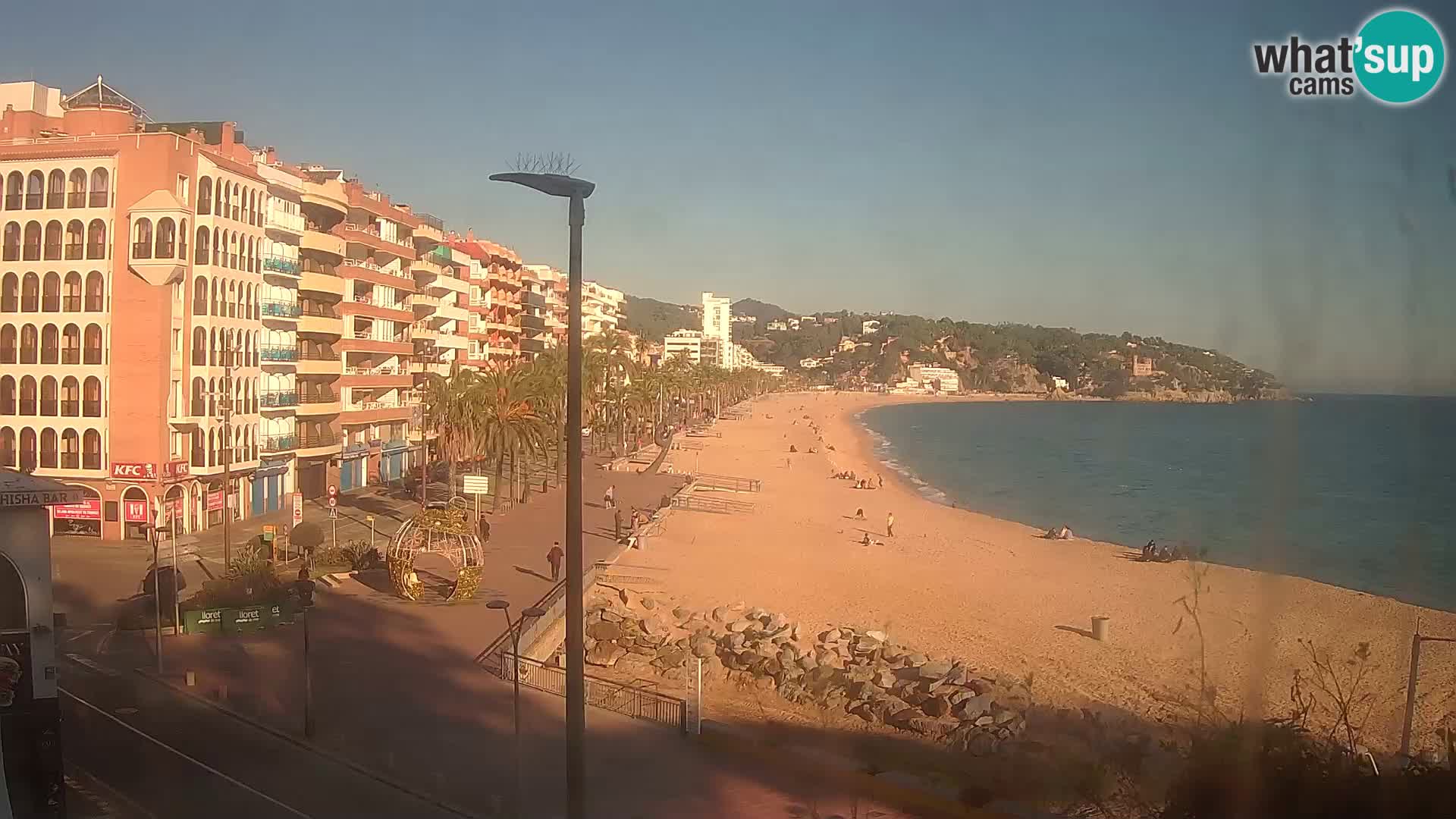 Web kamera Lloret de Mar – plaža