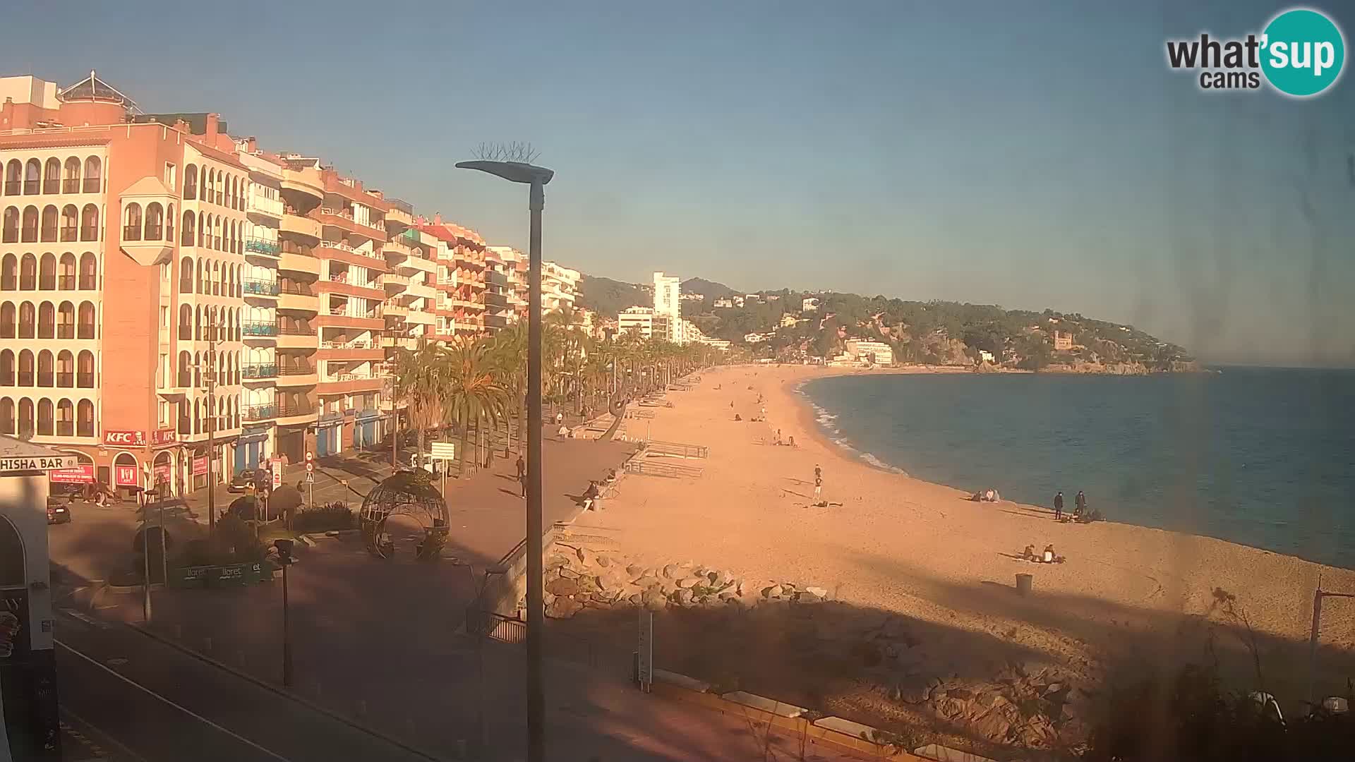 Webcam Lloret de Mar – the main beach – – Costa Brava – Spain