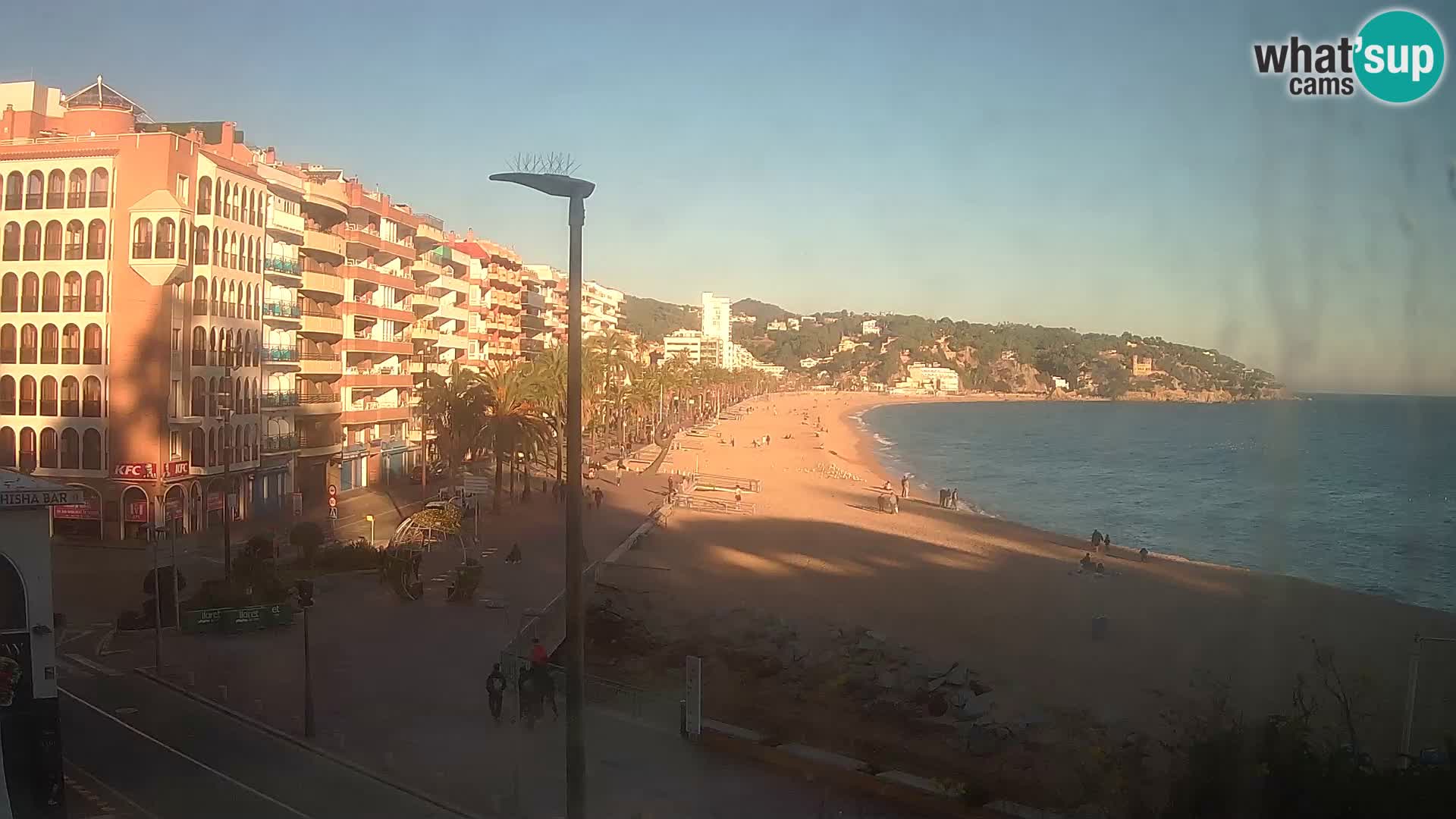 Web kamera Lloret de Mar – plaža