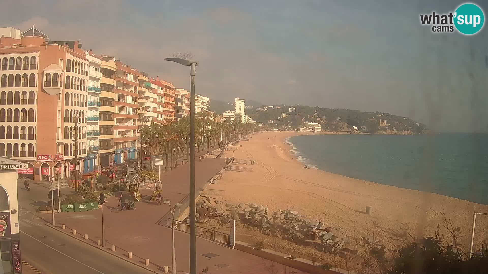Web kamera Lloret de Mar – plaža