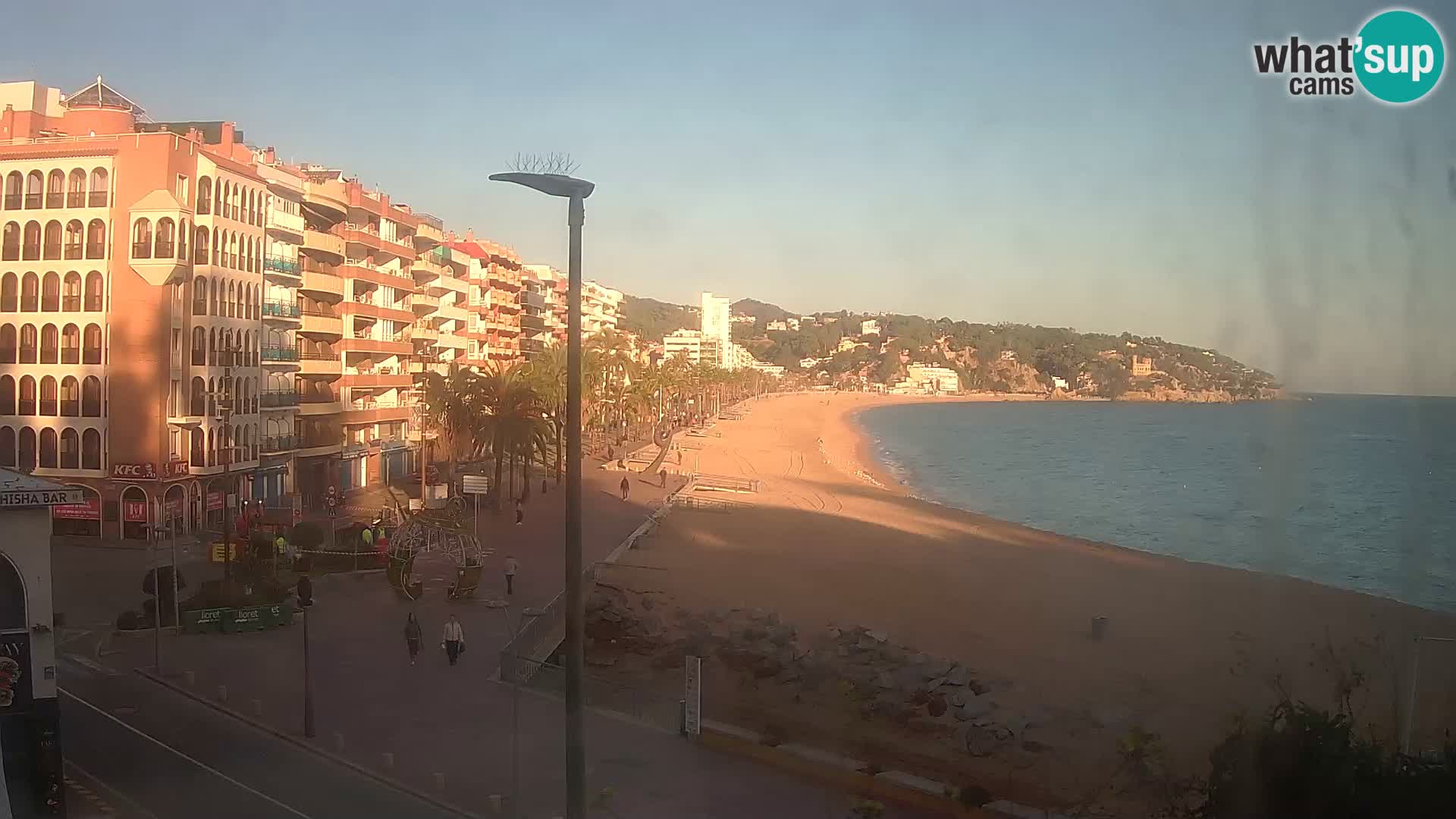 Web kamera Lloret de Mar – plaža