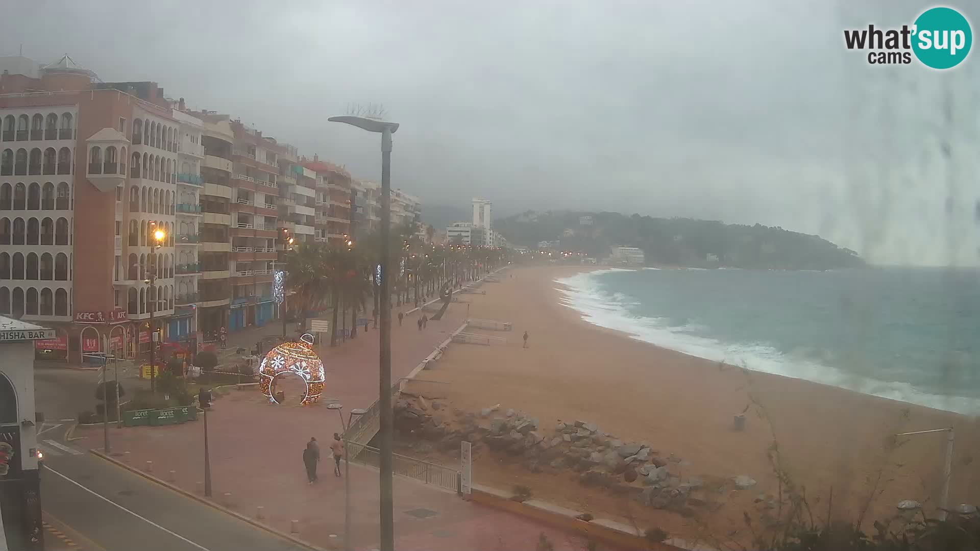 Webcam Lloret de Mar – the main beach – – Costa Brava – Spain