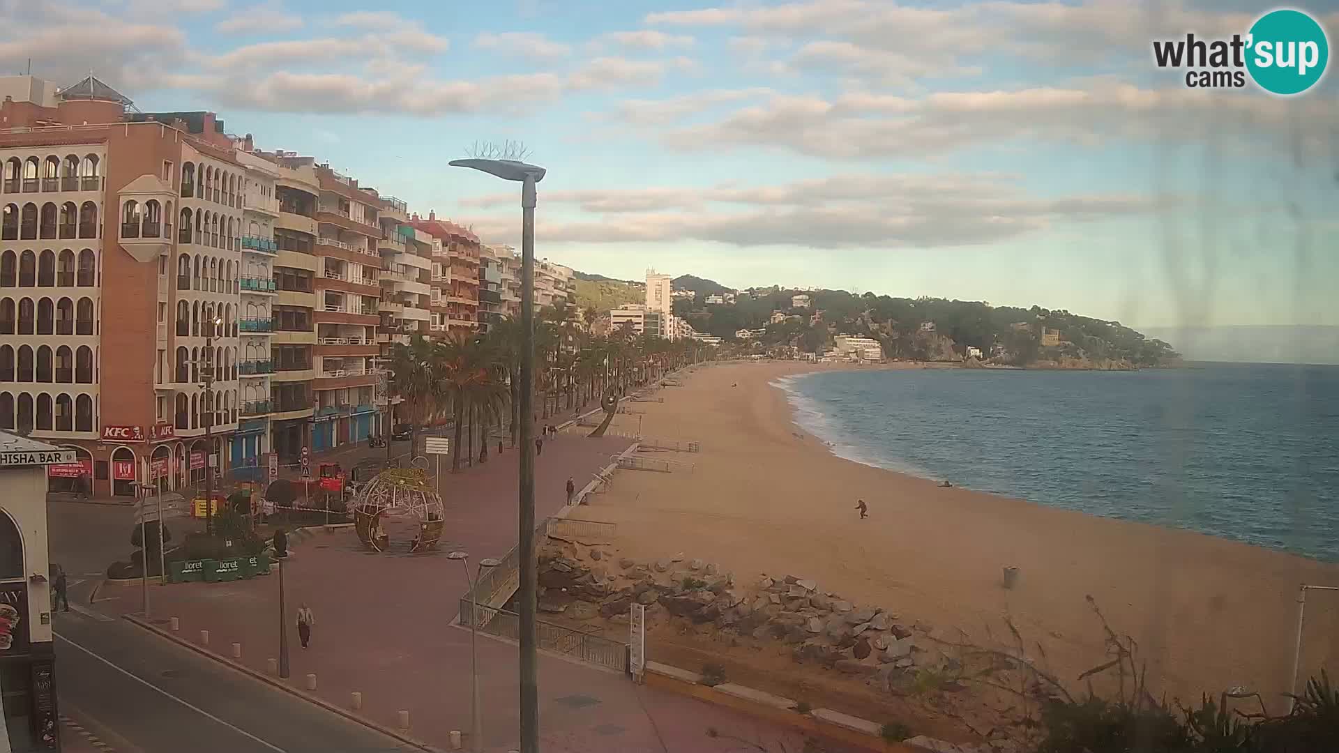 Webcam live Lloret de Mar – la spiaggia principale